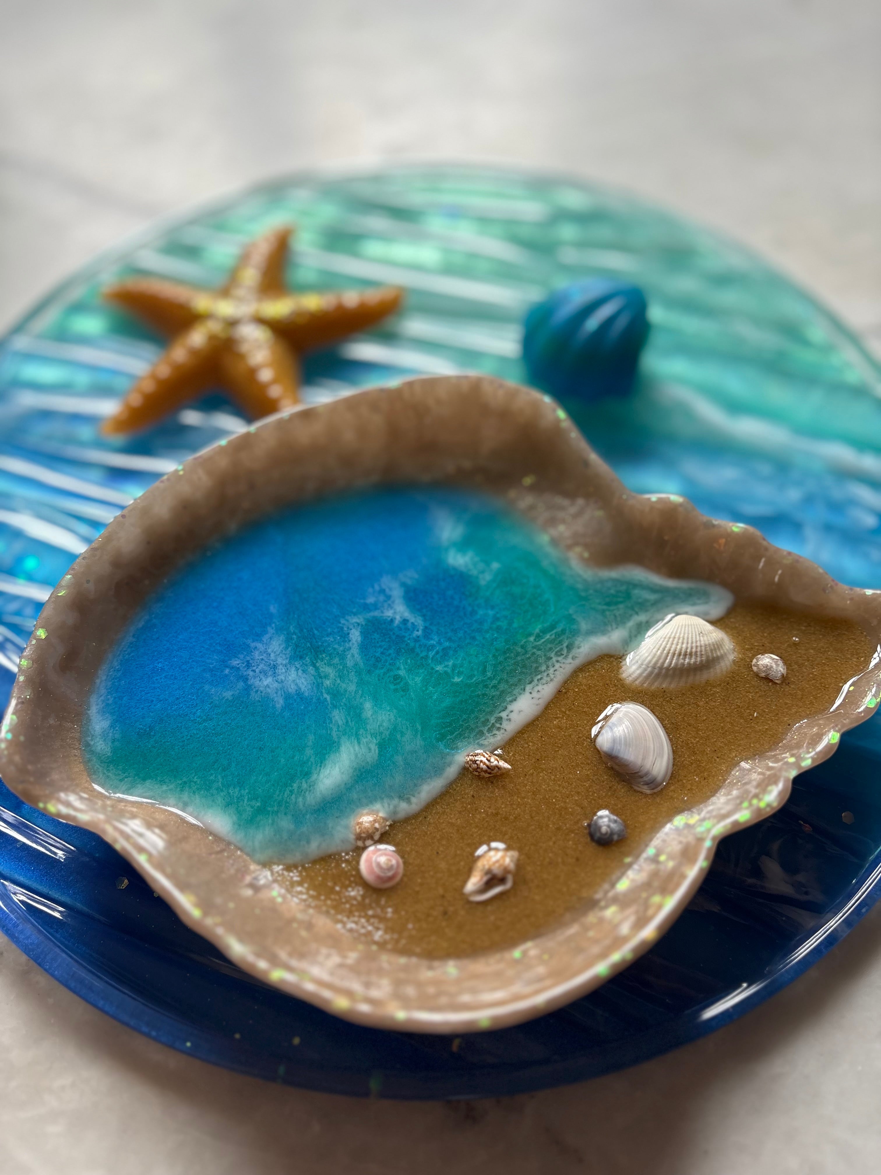 Ocean playscape in a shell