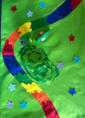 Enchanted riverside small world mat