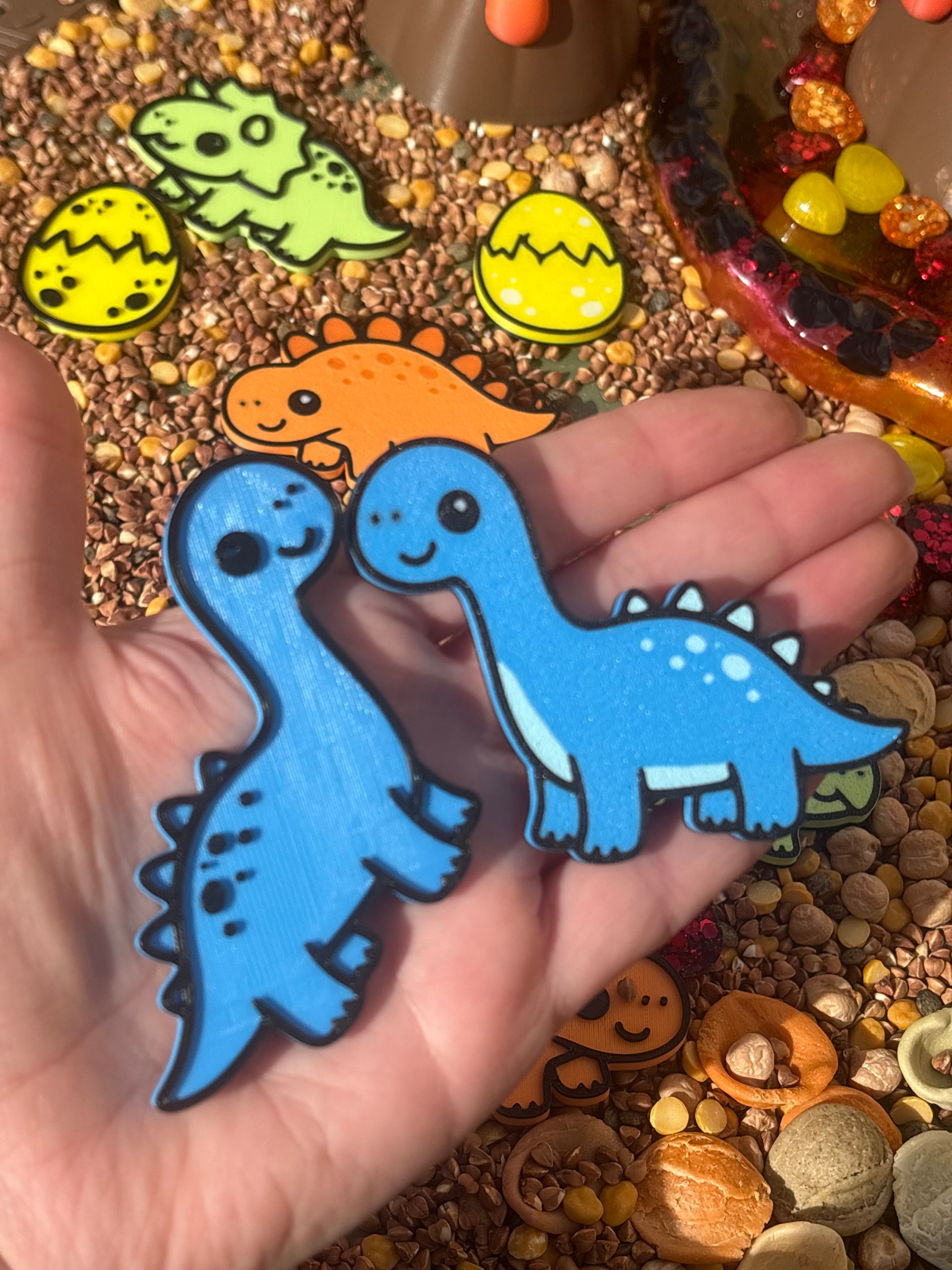 Dinosaur counters/stampers