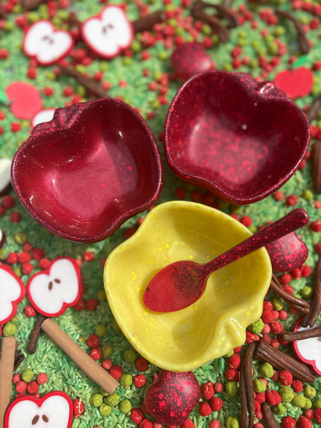 Apple trinket dish