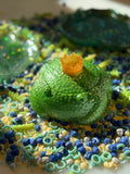 Frog Prince jar with lid