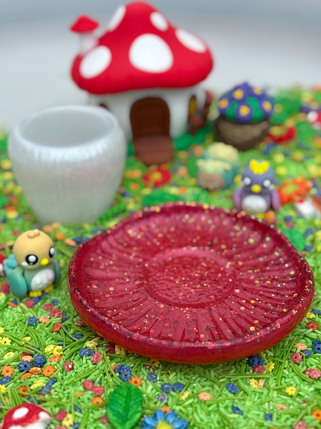Mushroom potion set/table