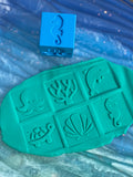 Under the sea stamp cube