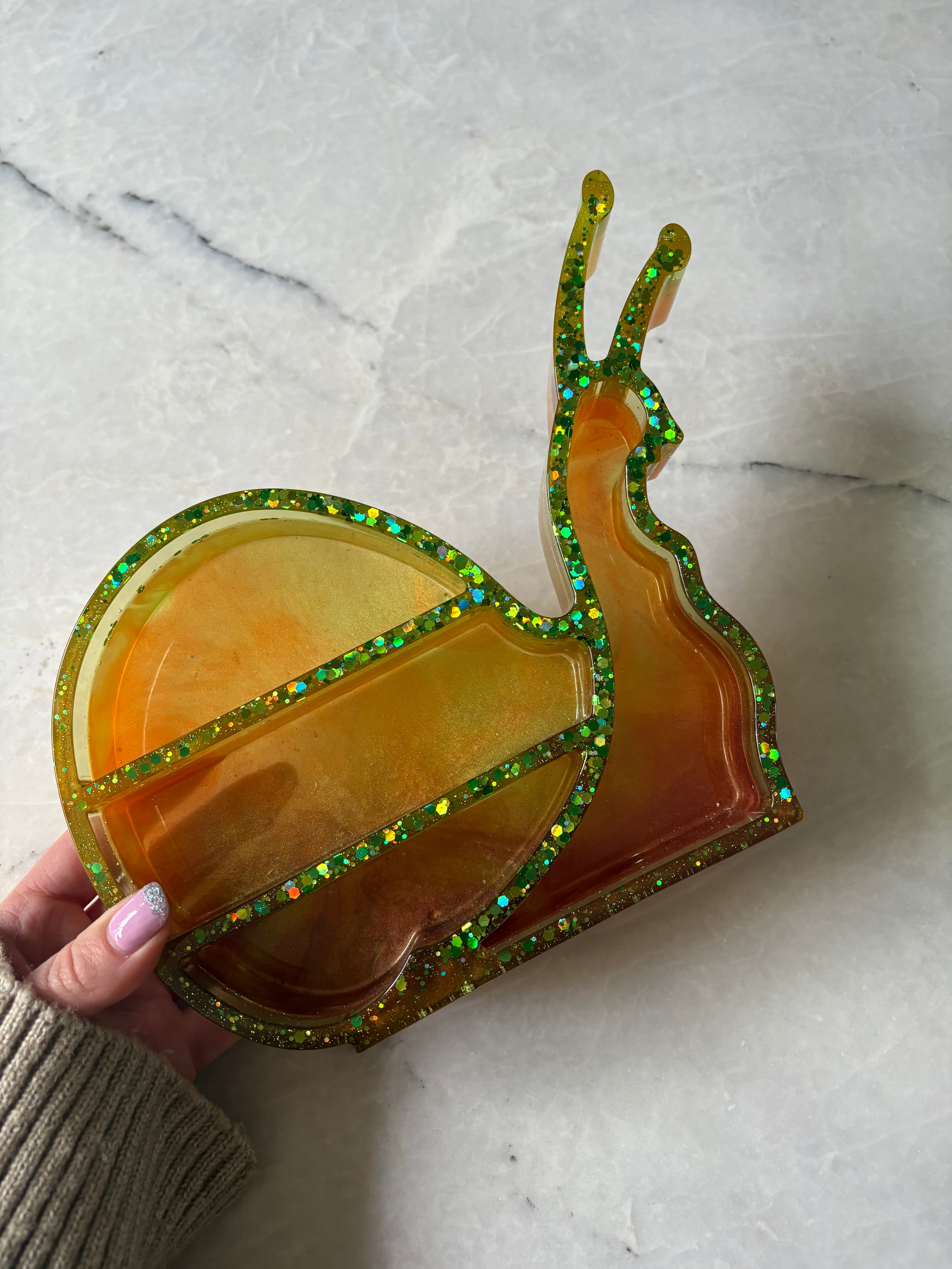 Large Resin Snail tray