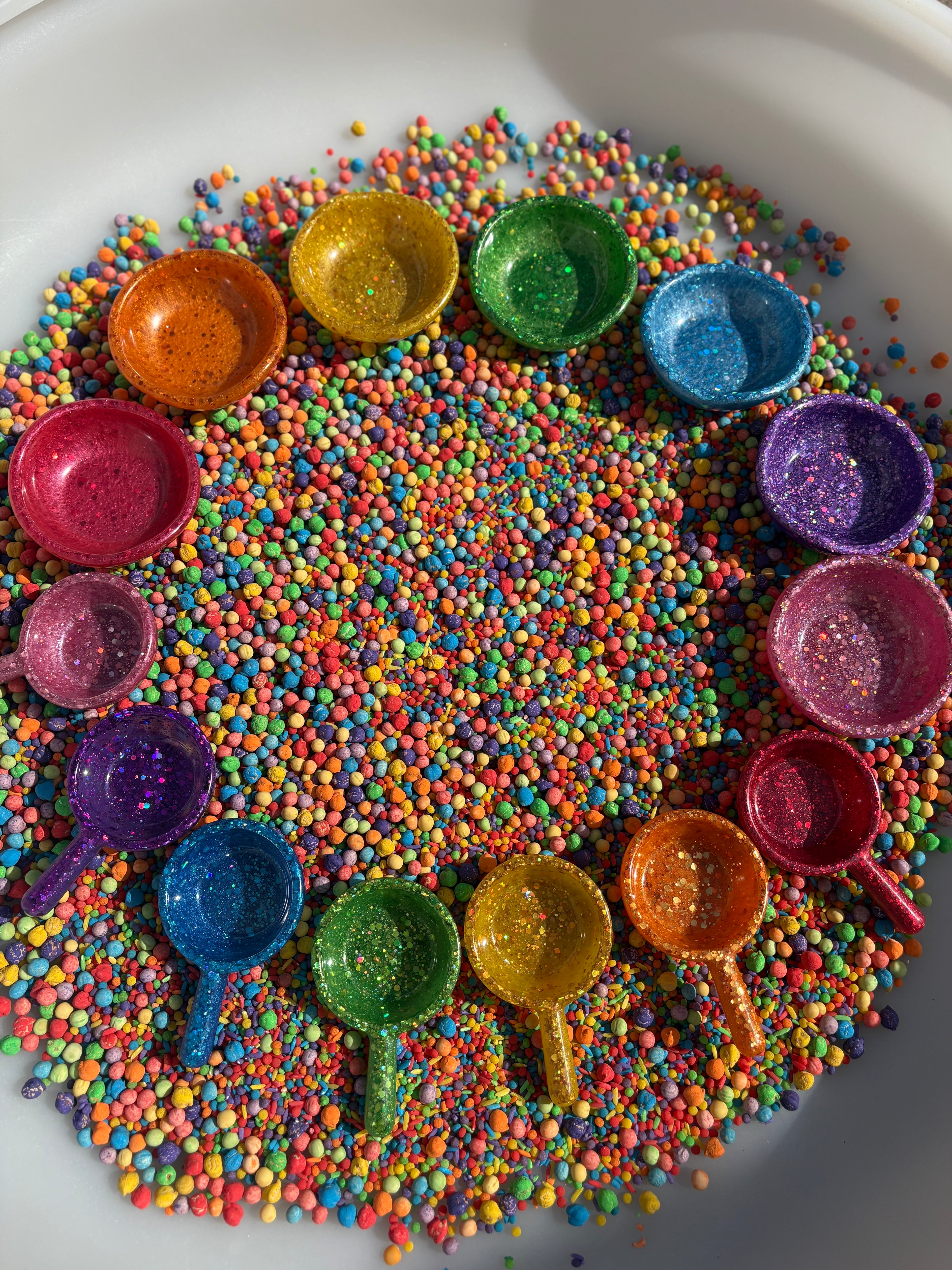 Rainbow sensory base