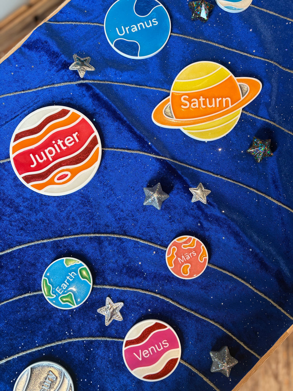 Solar system orbit mat (Flisat table top only)