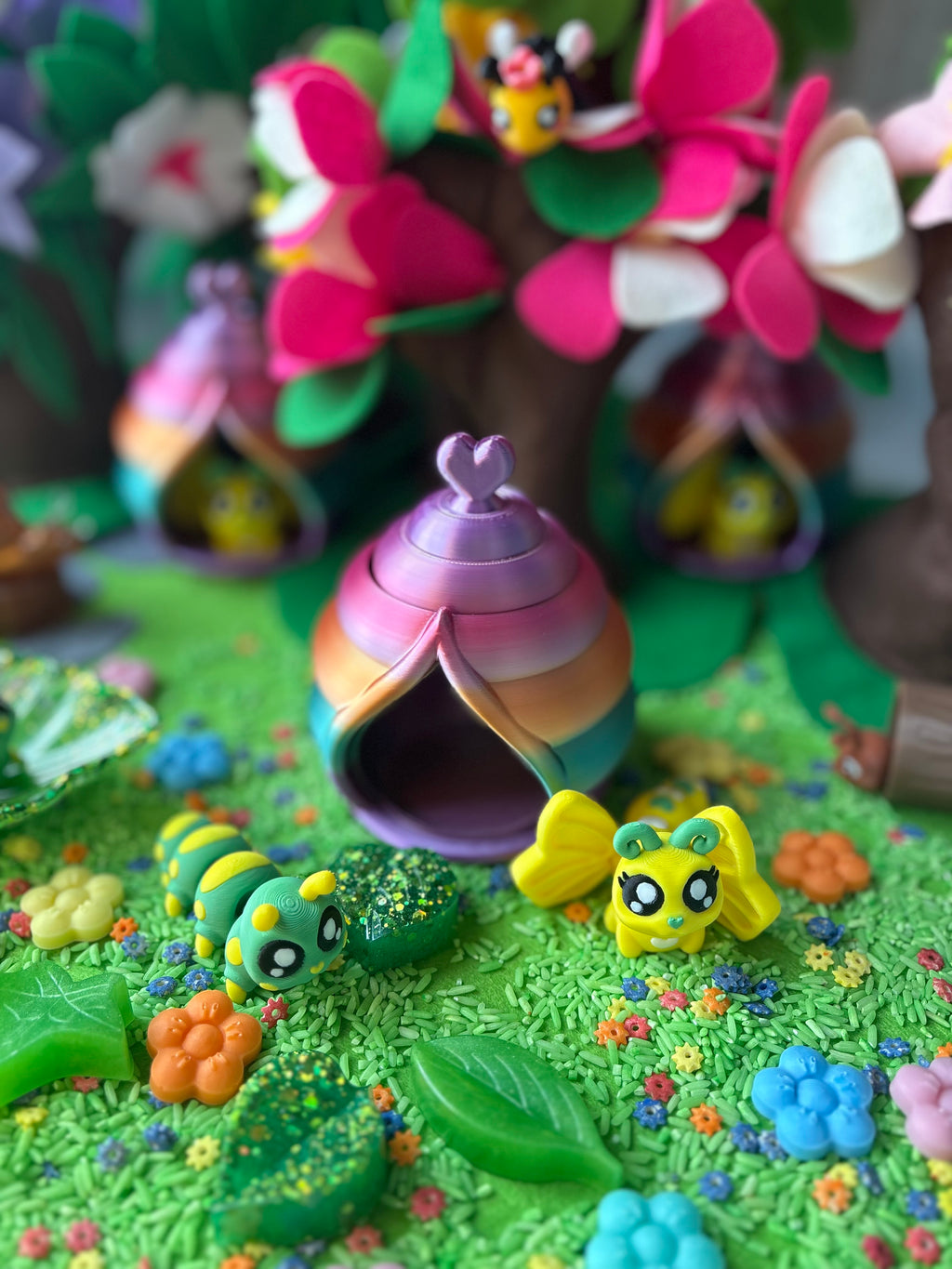 Caterpillar metamorphosis set