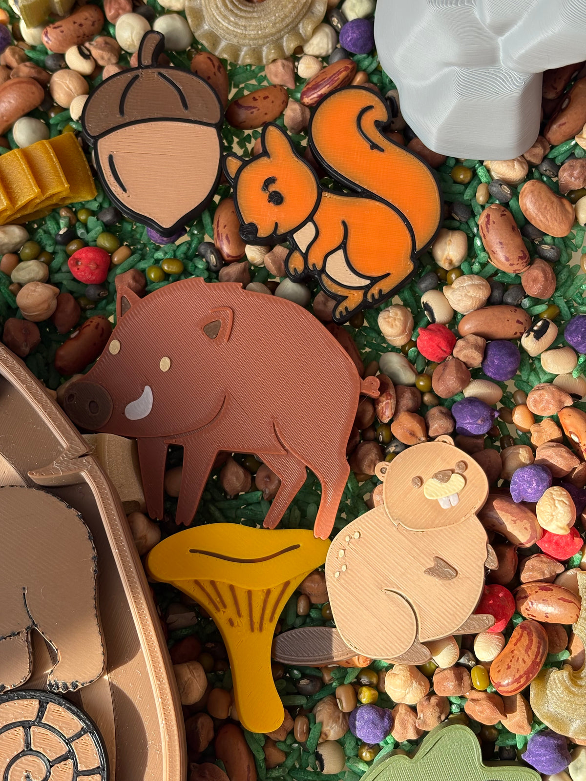 Woodland animal tokens