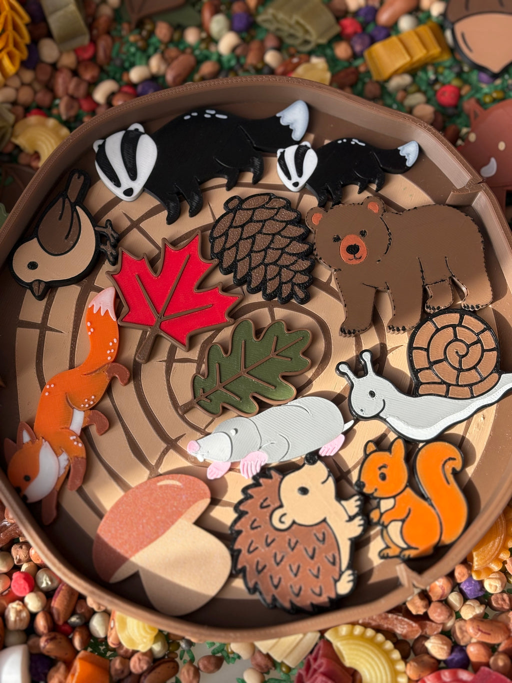 Woodland animal tokens