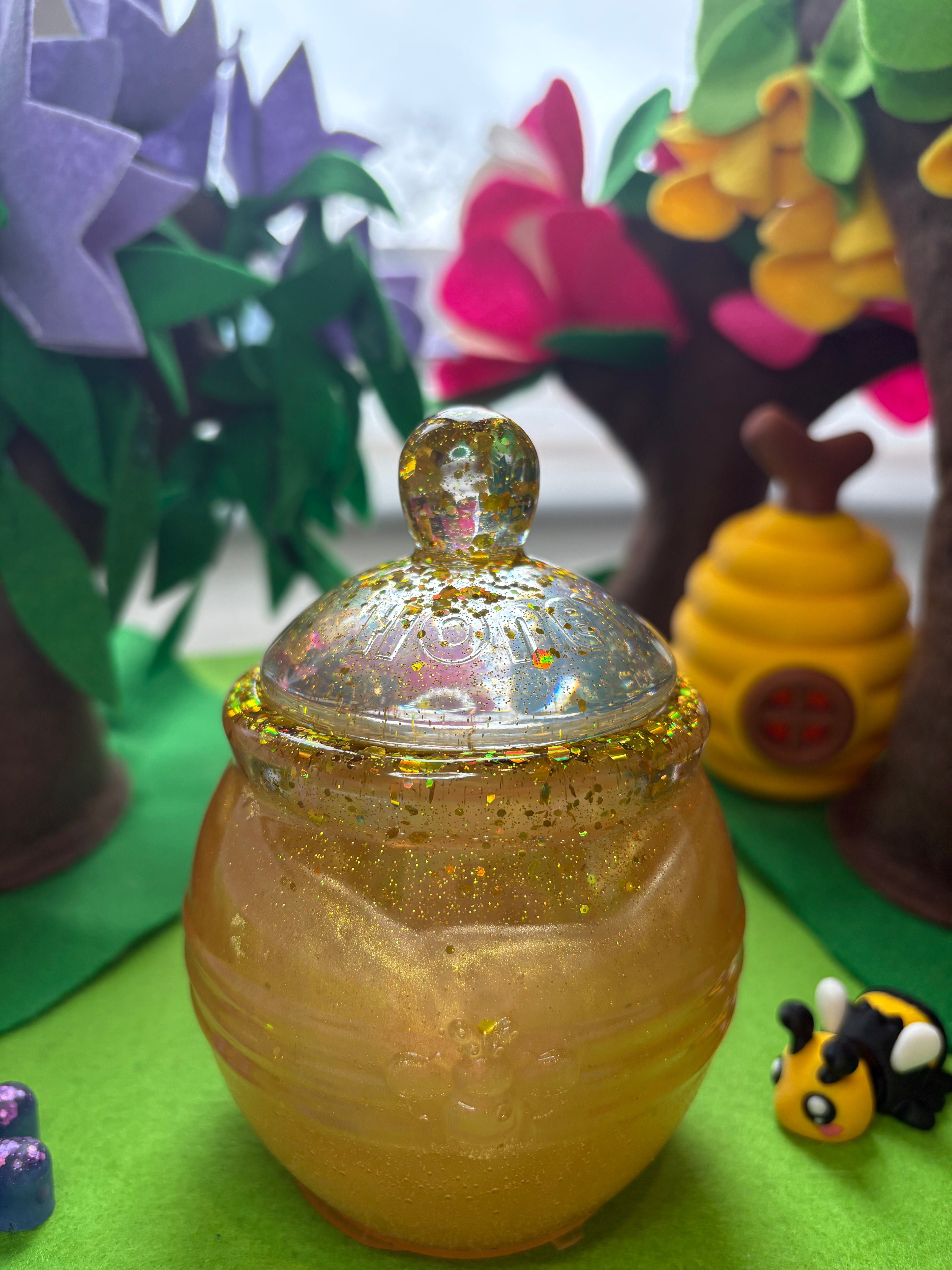 Large honey jar