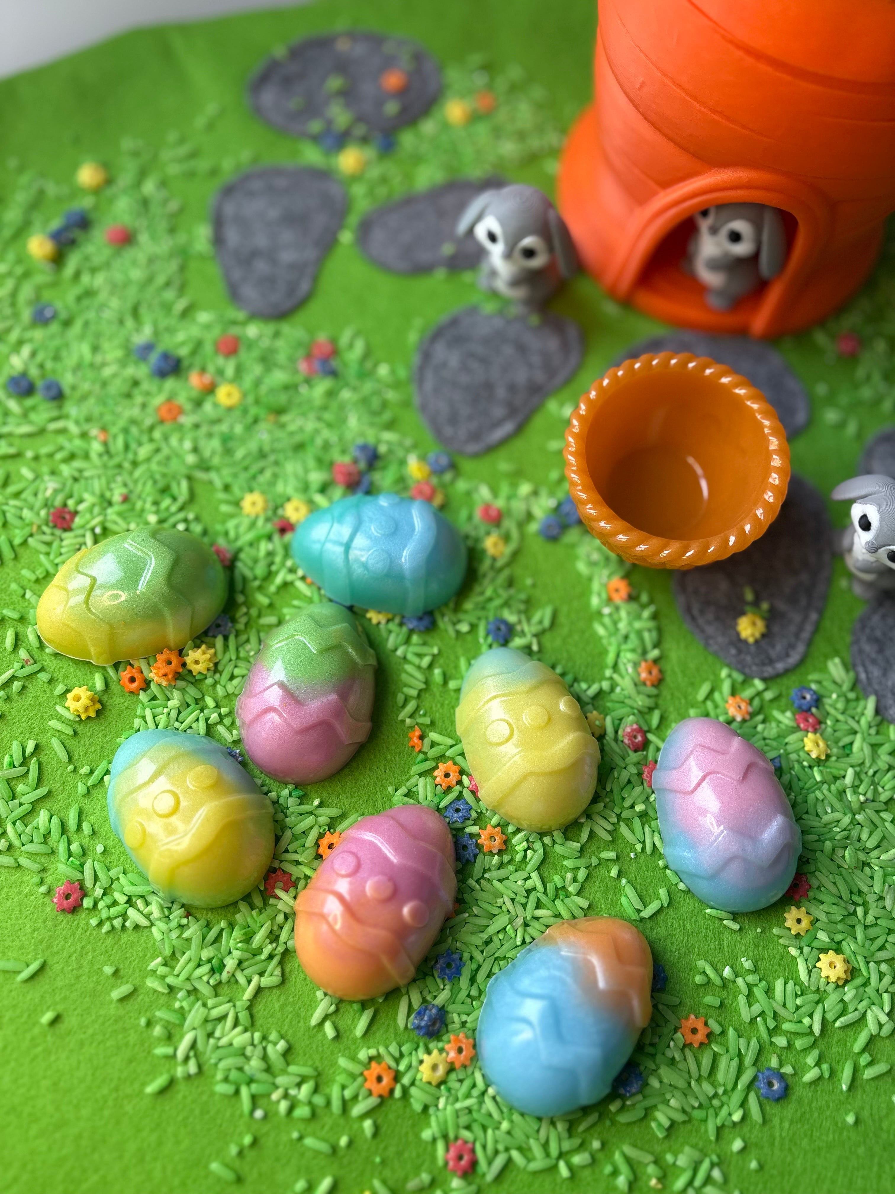 Easter eggs loose parts
