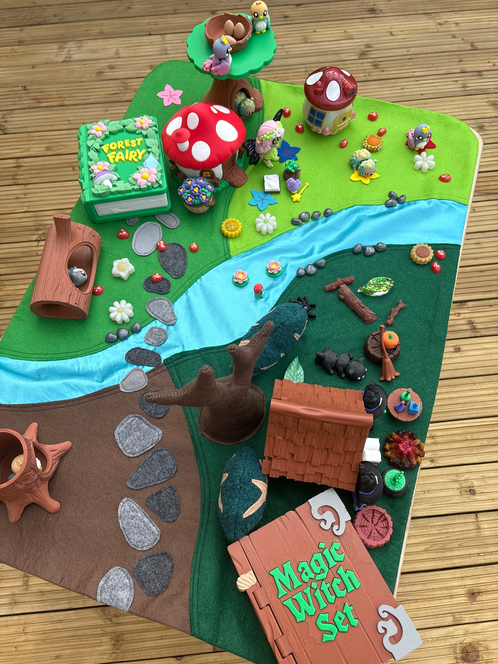 Enchanted forest mat - one sided