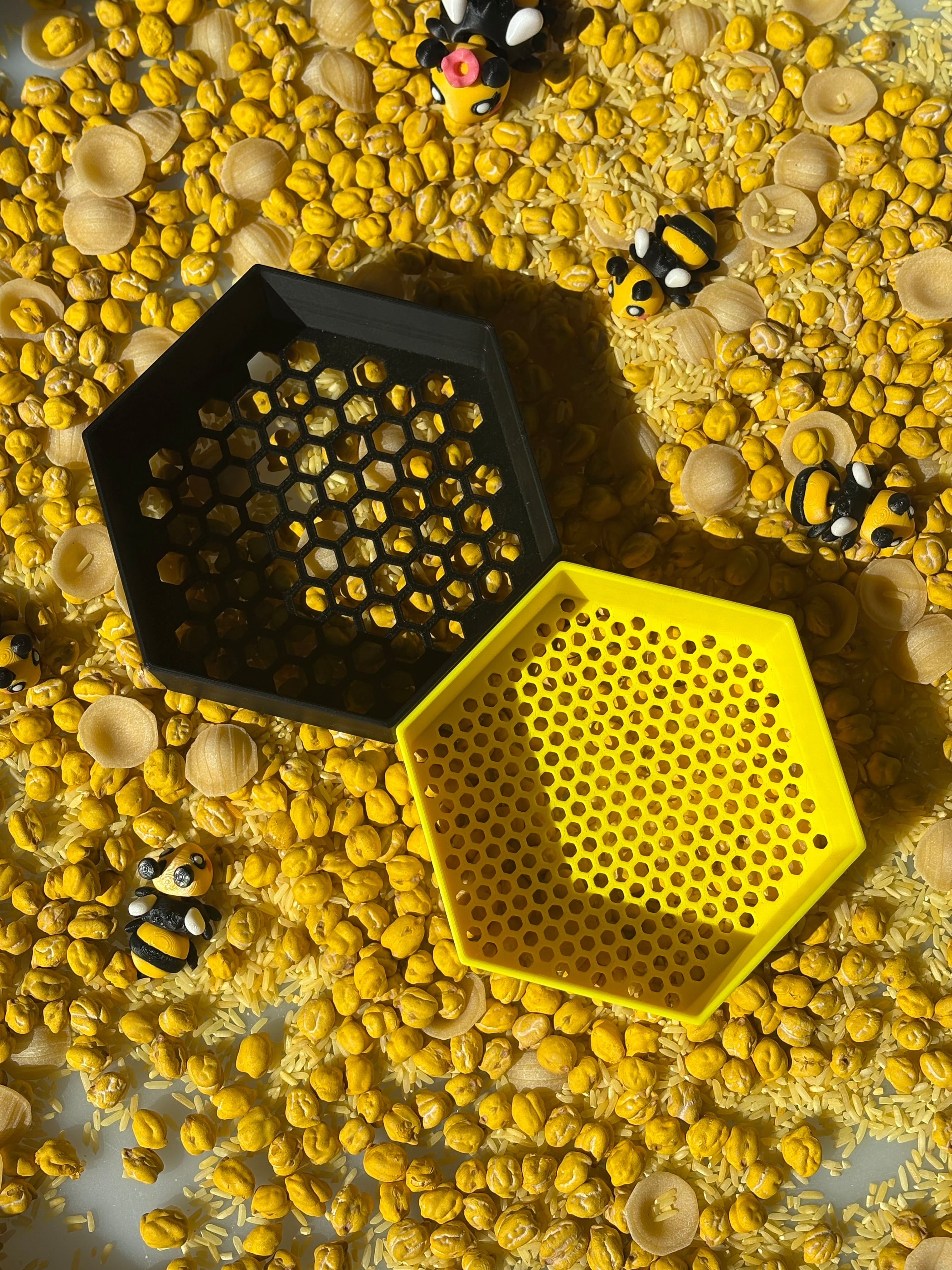 A set of honeycomb sieves