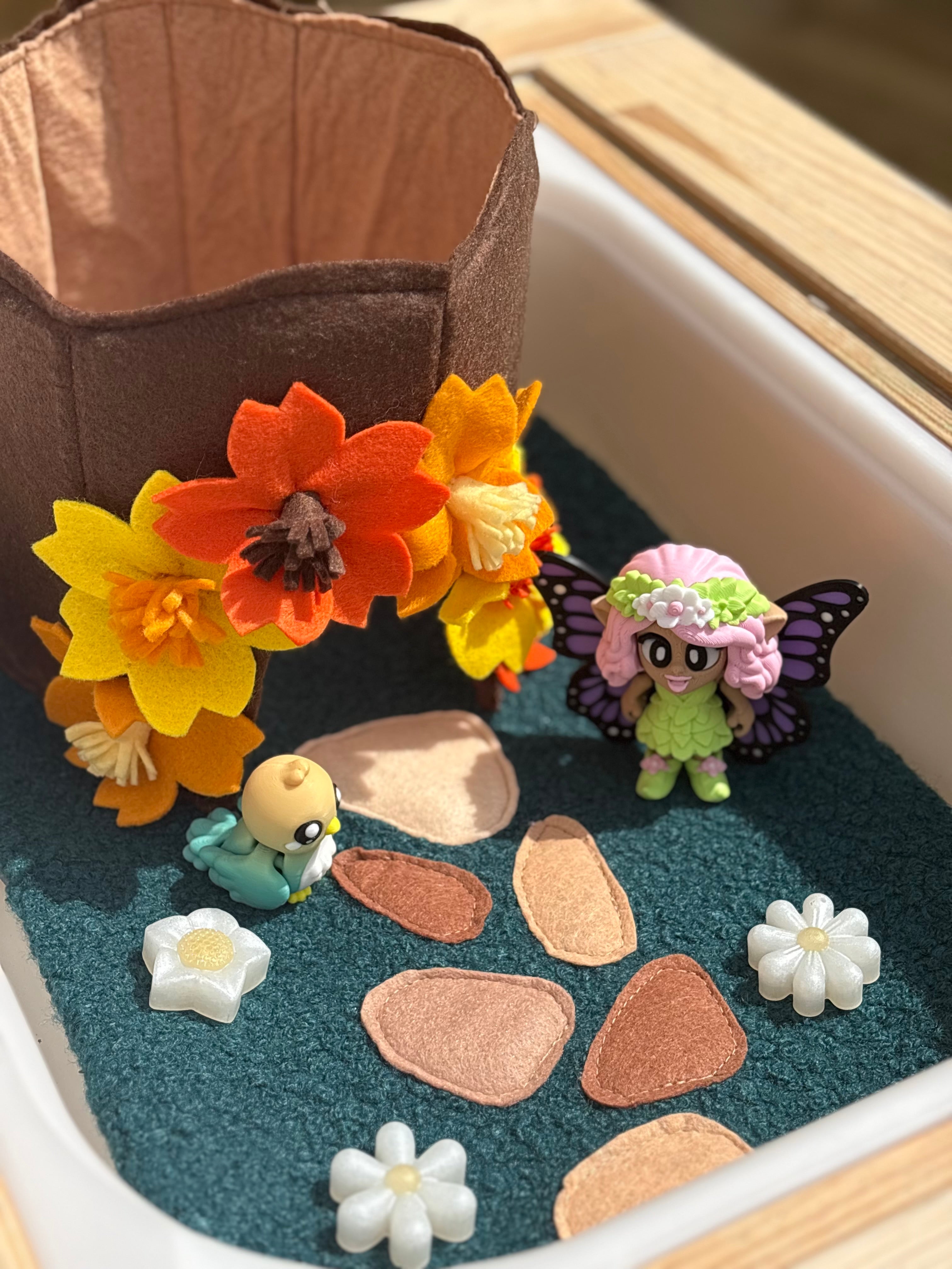 Trofast insert mat - Enchanted tree stump