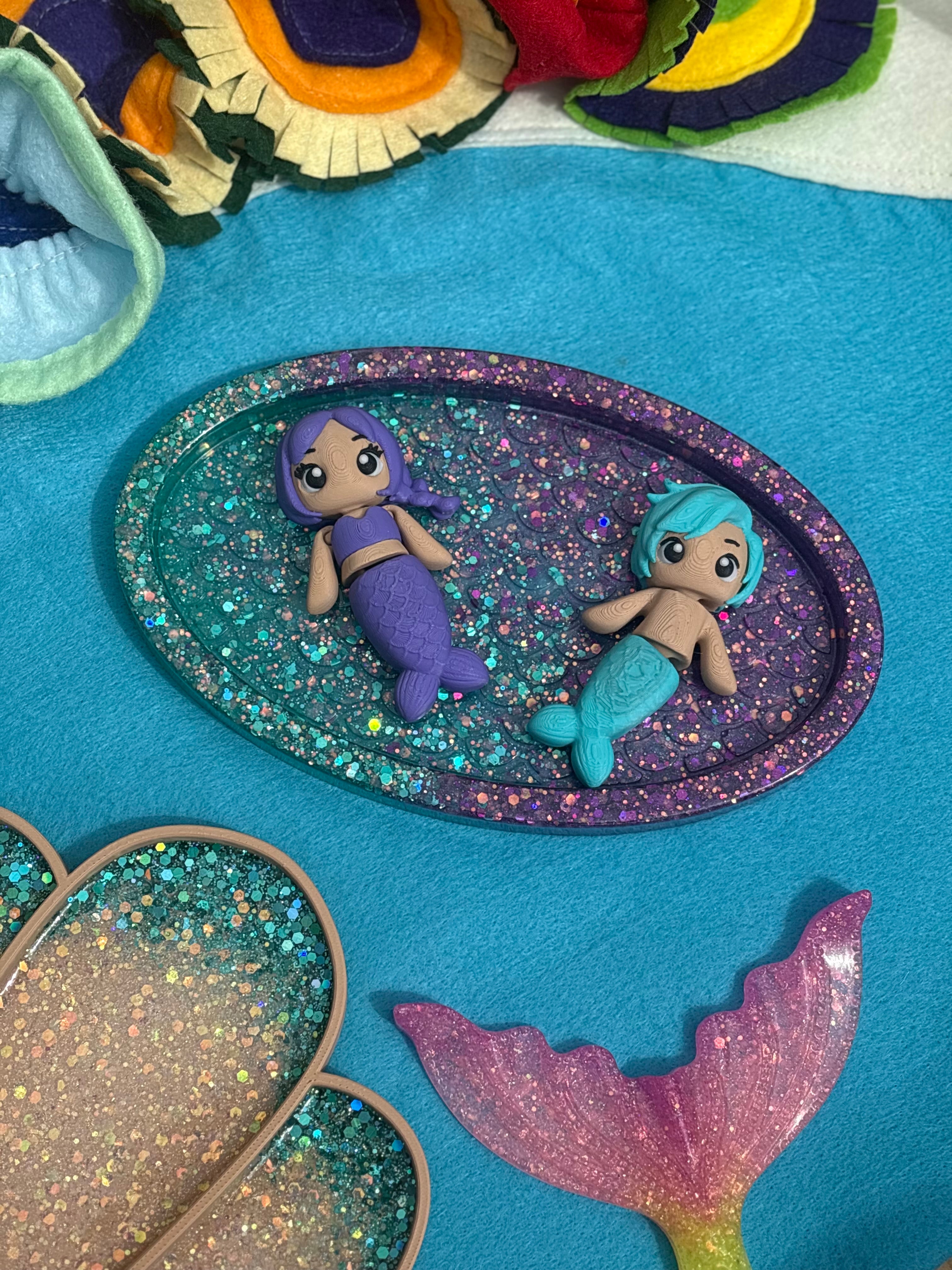 Mermaid tray