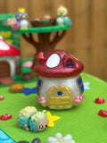 Resin mushroom house jar
