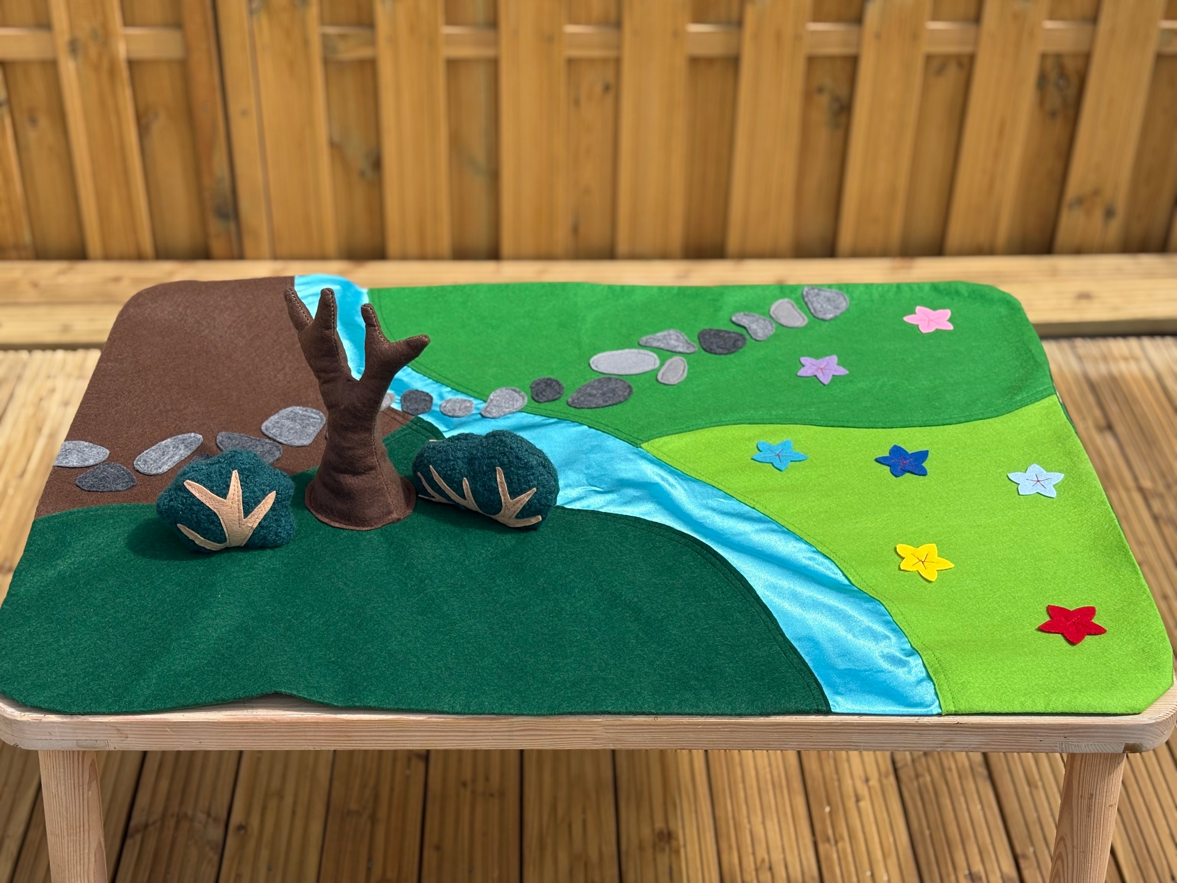 Enchanted forest mat - one sided