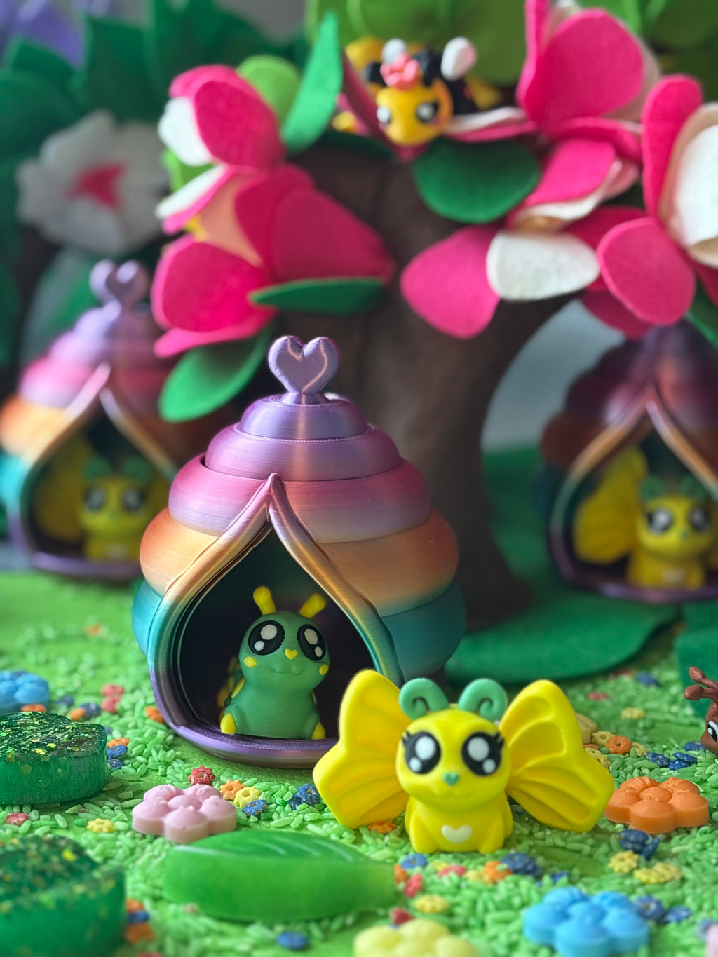 Caterpillar metamorphosis set