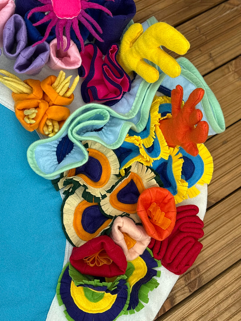 Coral reef play mat