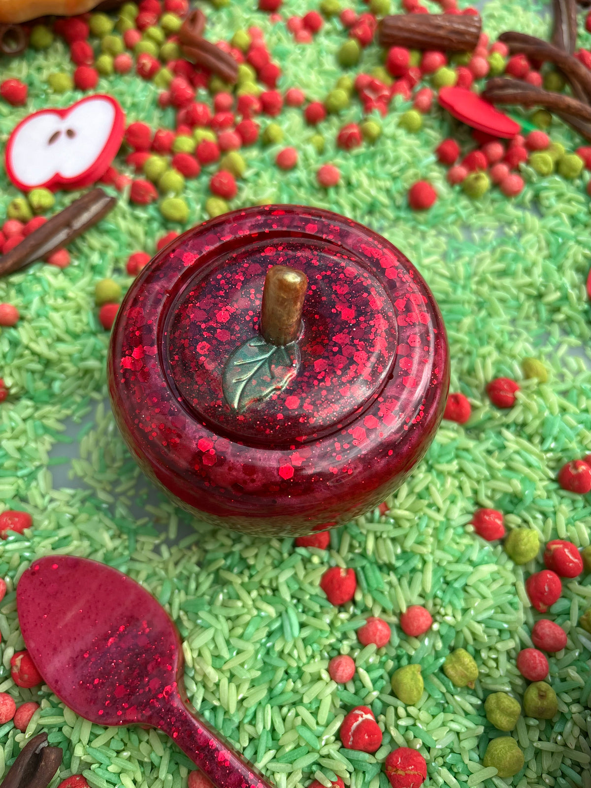 Apple trinket box