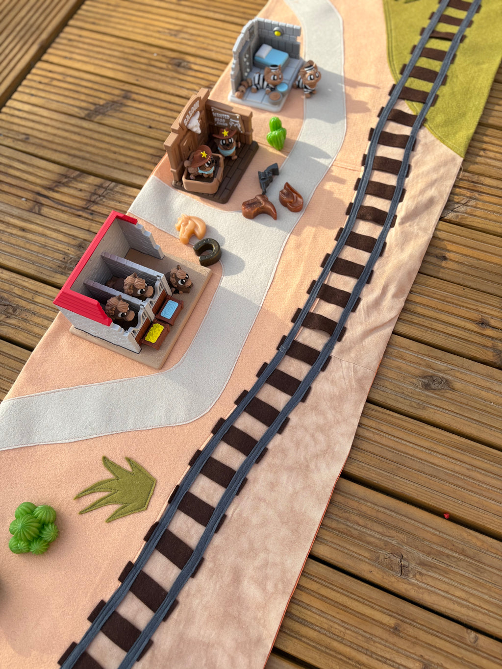 Wild West Themed Small World Mat