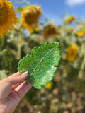 Sunflower leaf bowl