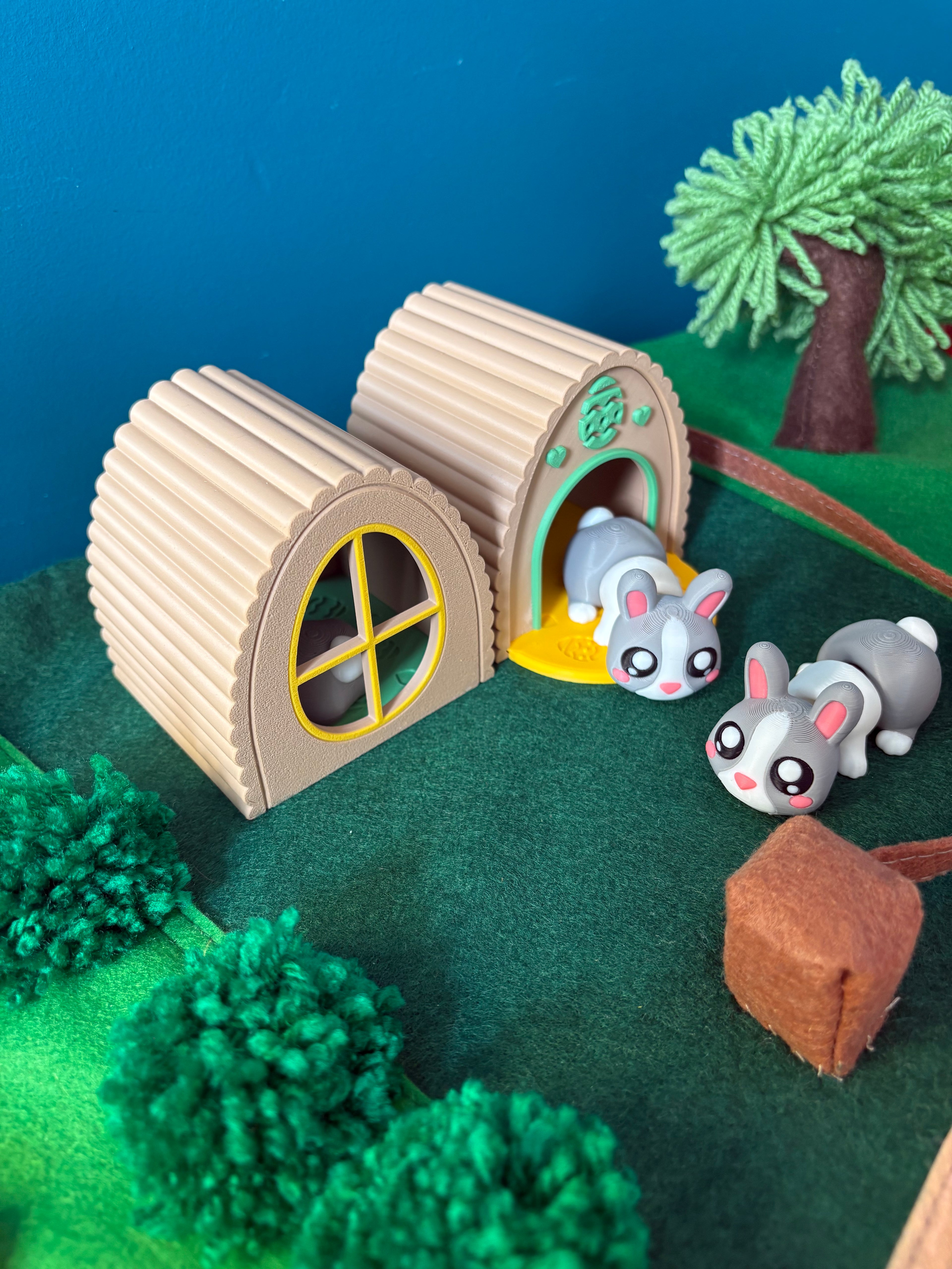 Bunny and a hutch