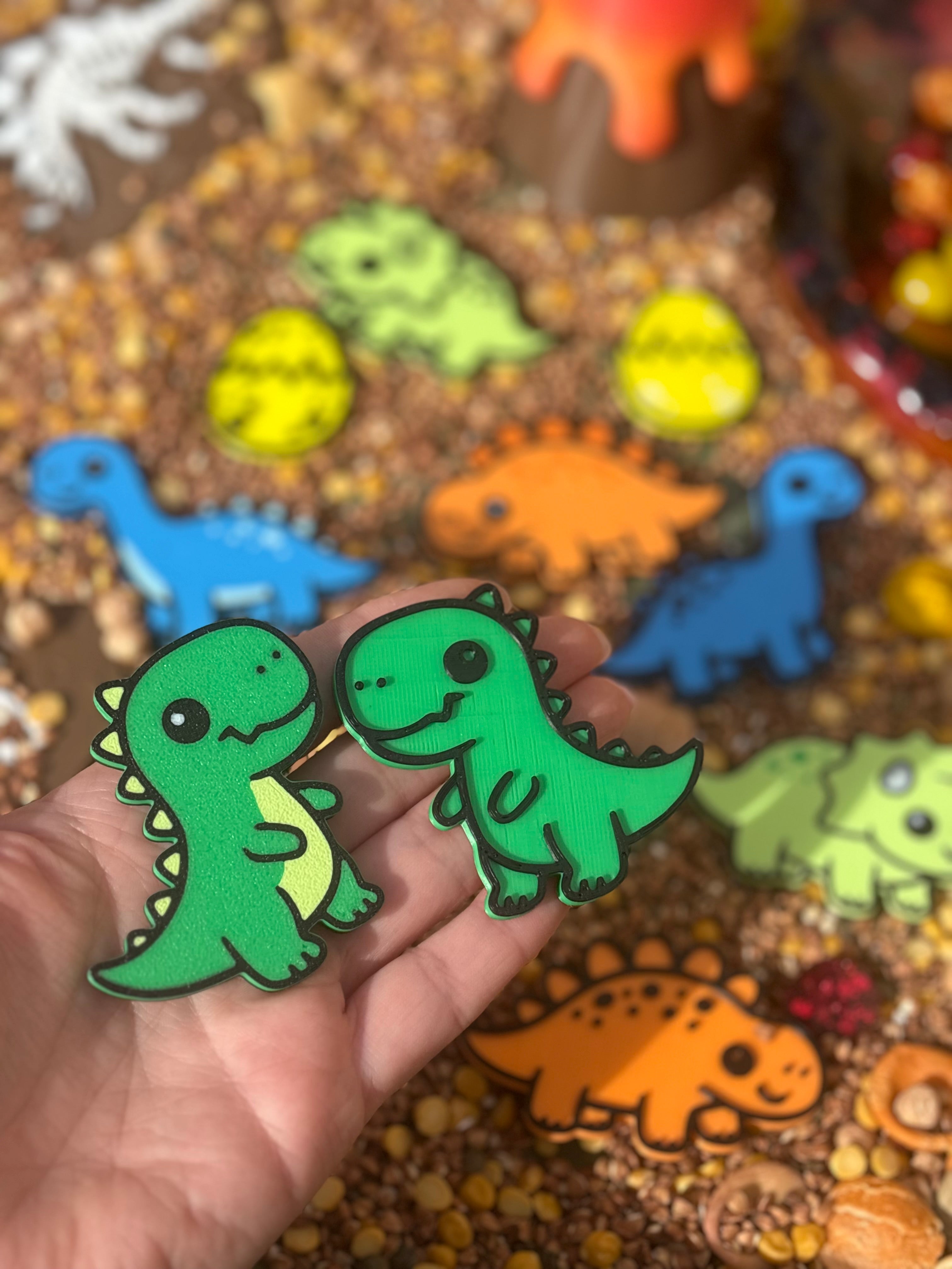 Dinosaur counters/stampers