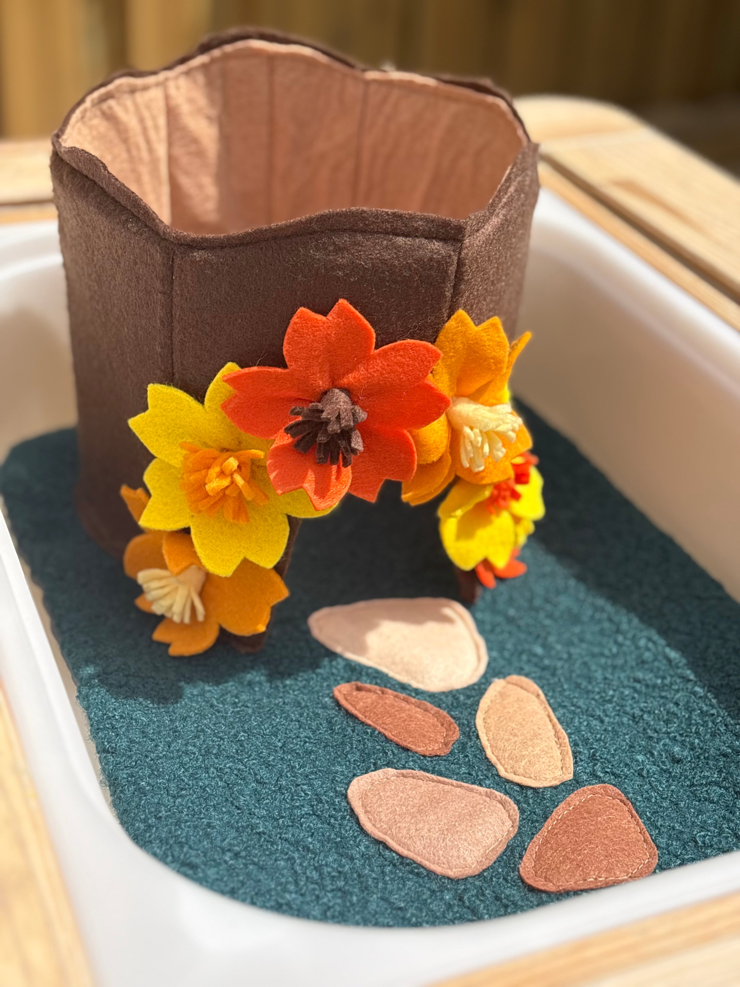 Trofast insert mat - Enchanted tree stump