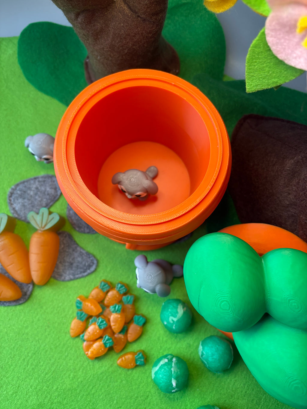 Bunny carrot house
