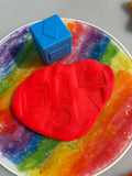 Shape stamp cube