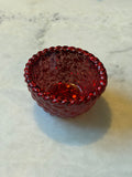 Red resin basket