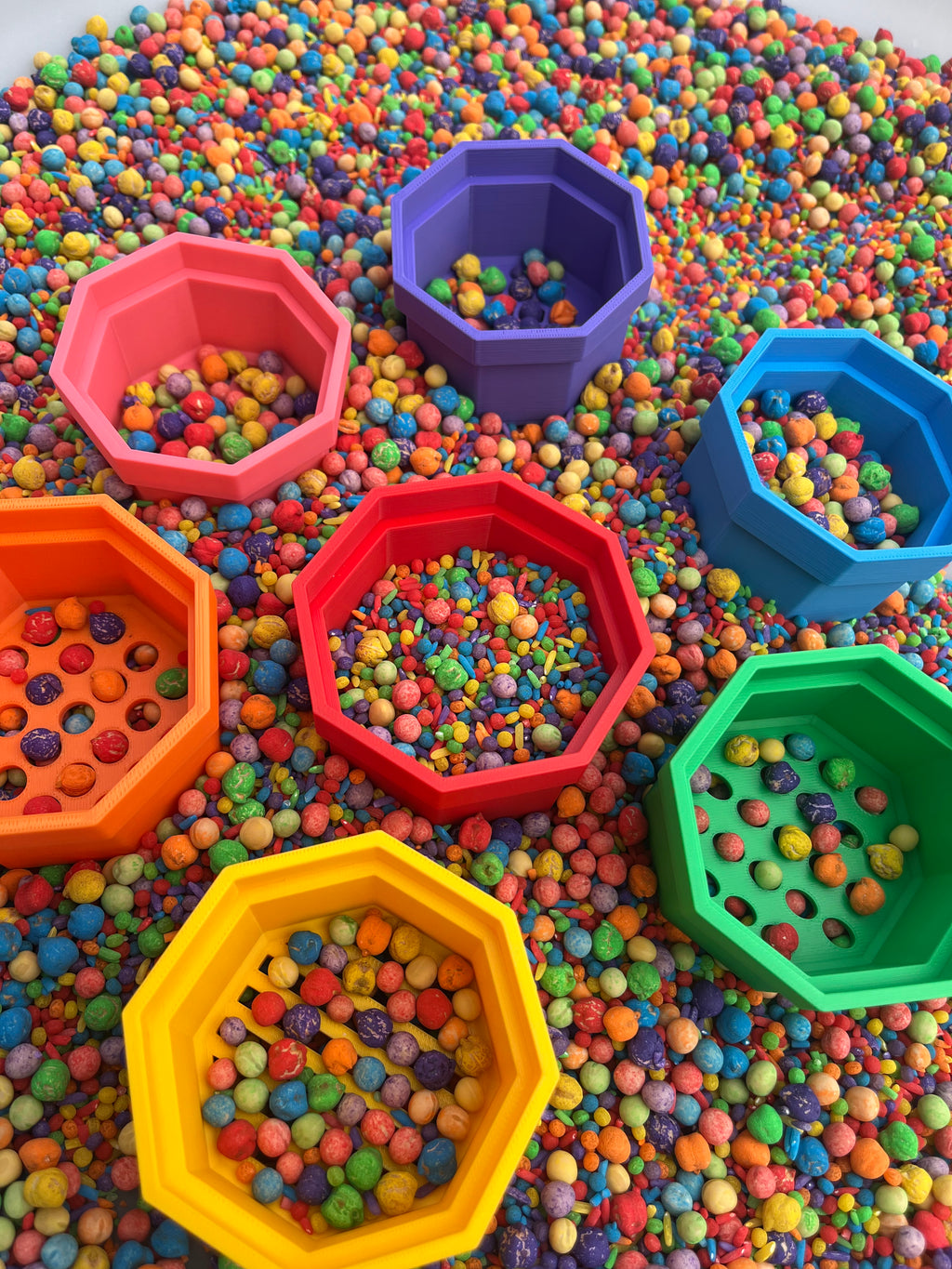 Rainbow sieves