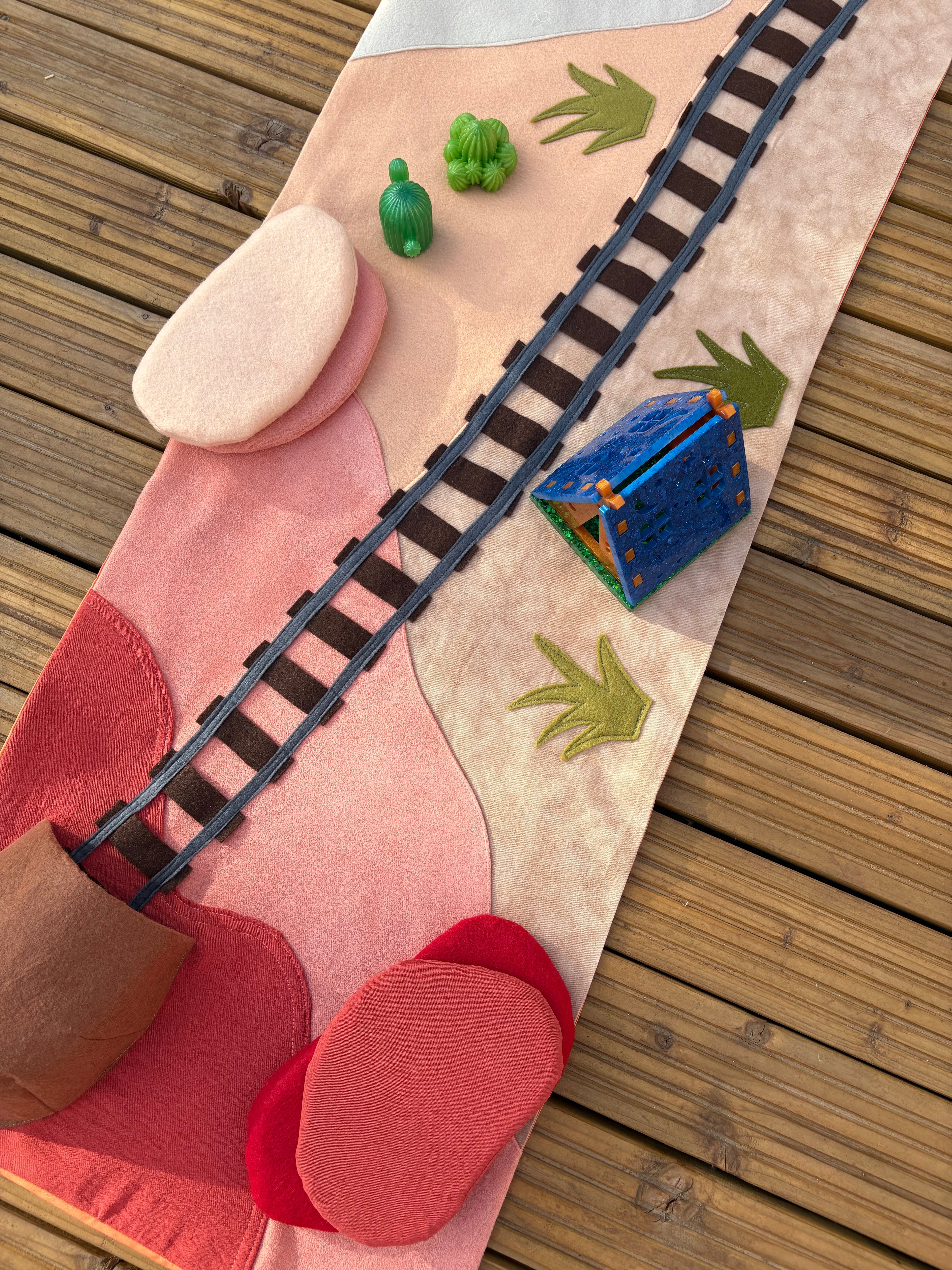 Wild West Themed Small World Mat