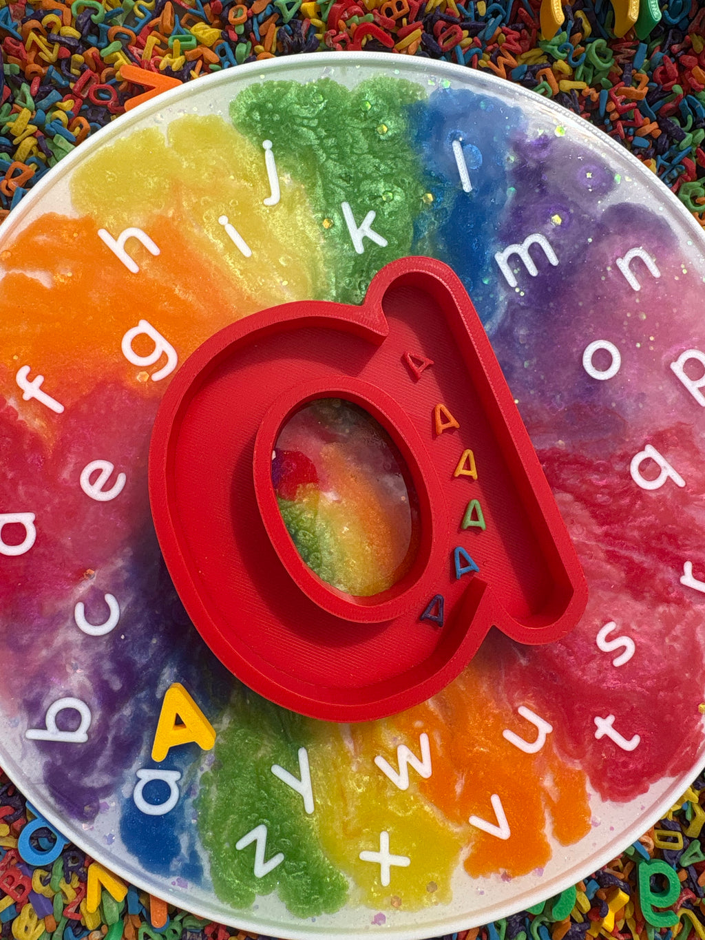 Alphabet sensory base