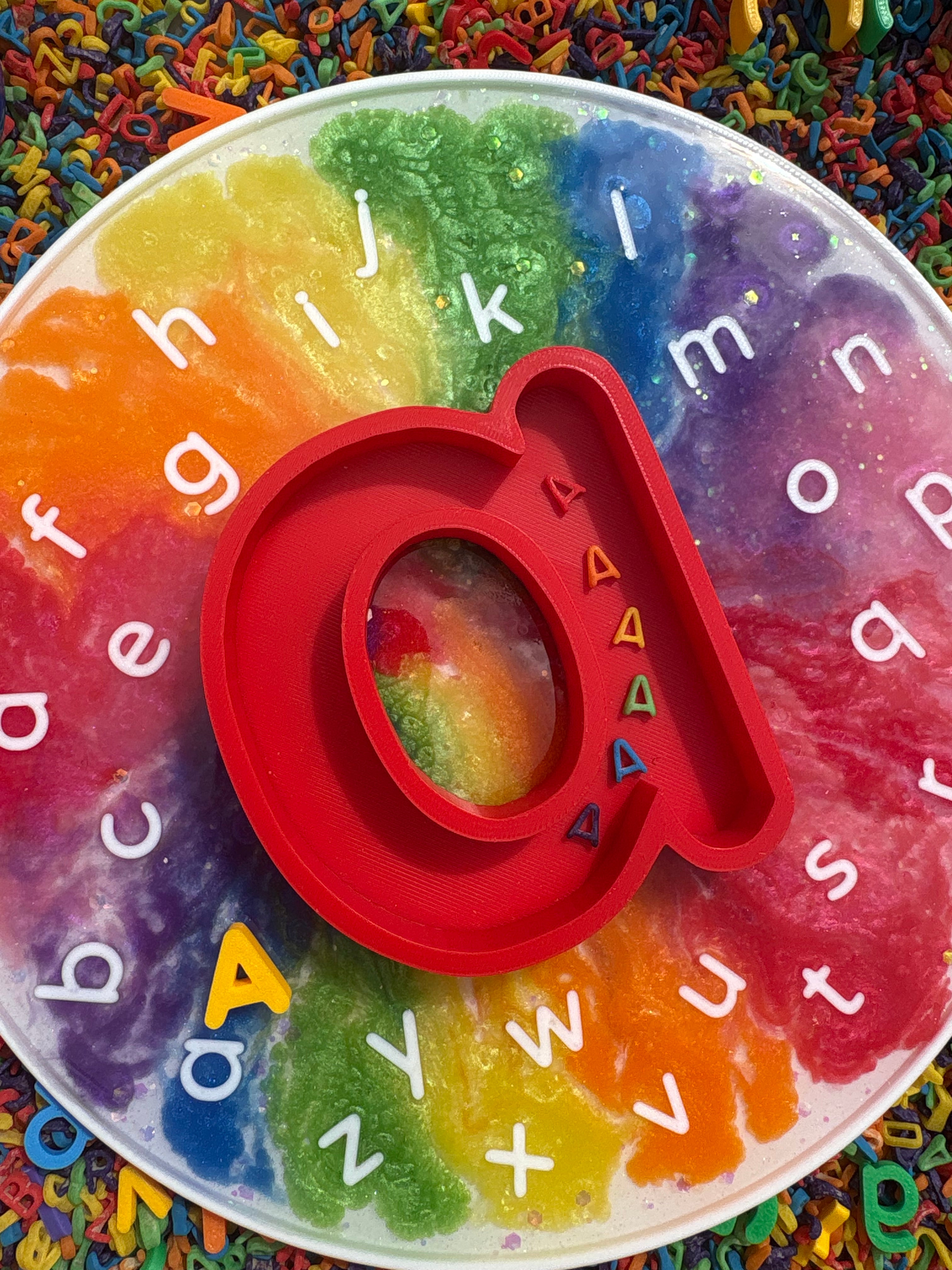 Alphabet sensory base