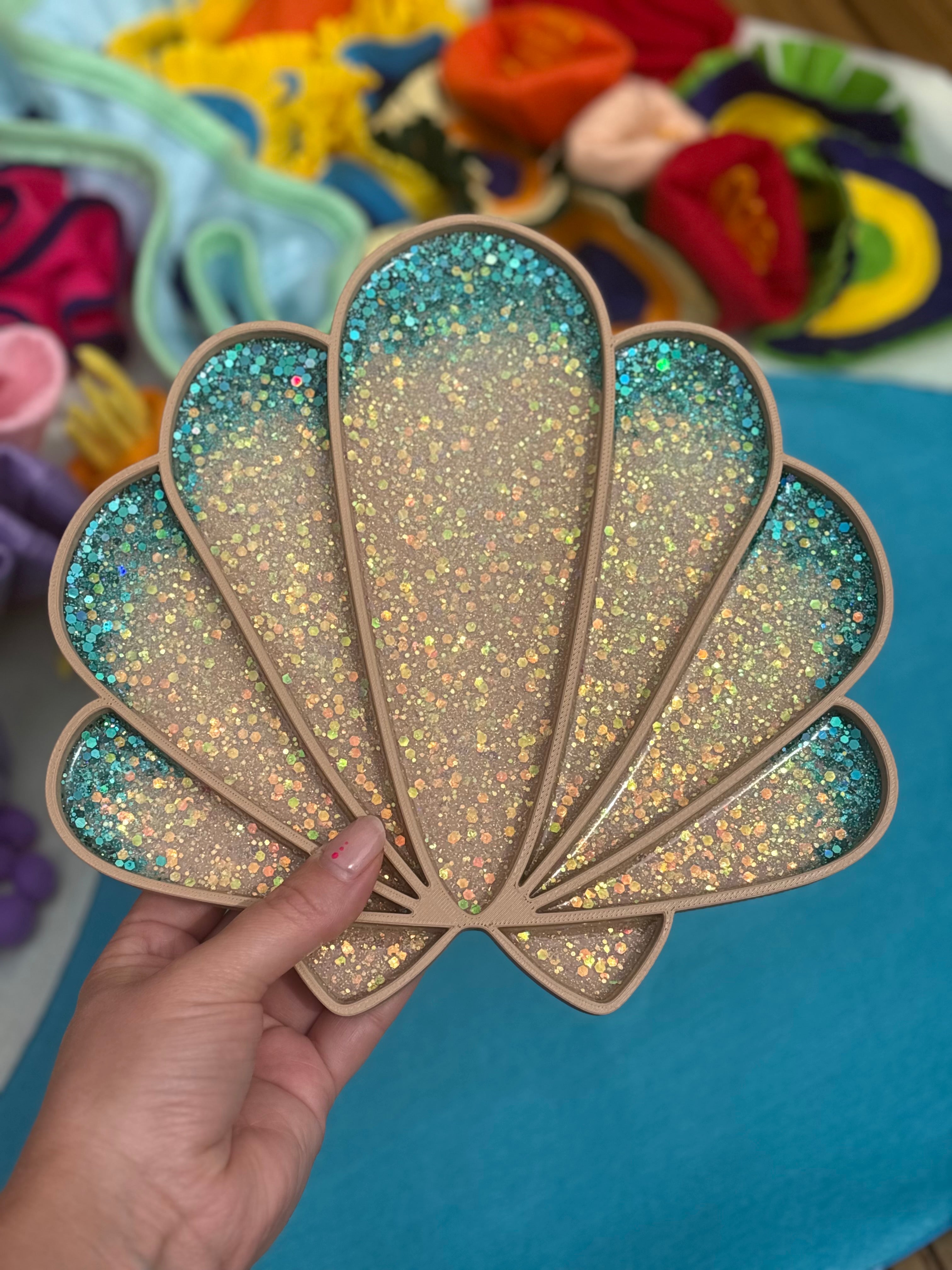 Shell tray (resin coated)