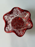 Red glittery bowl