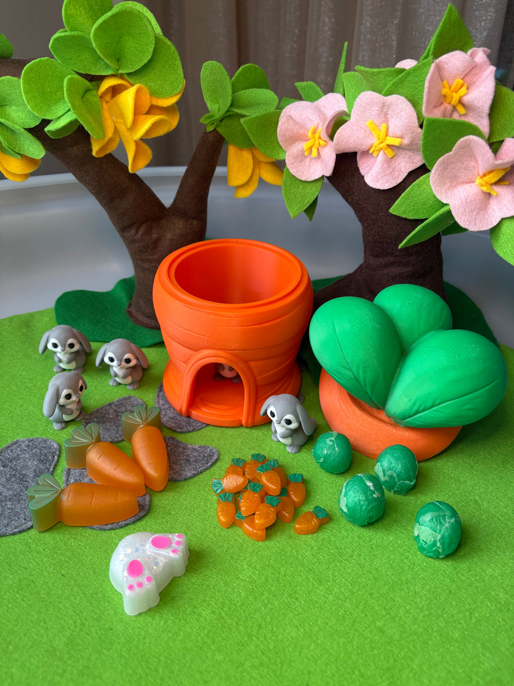 Bunny carrot house