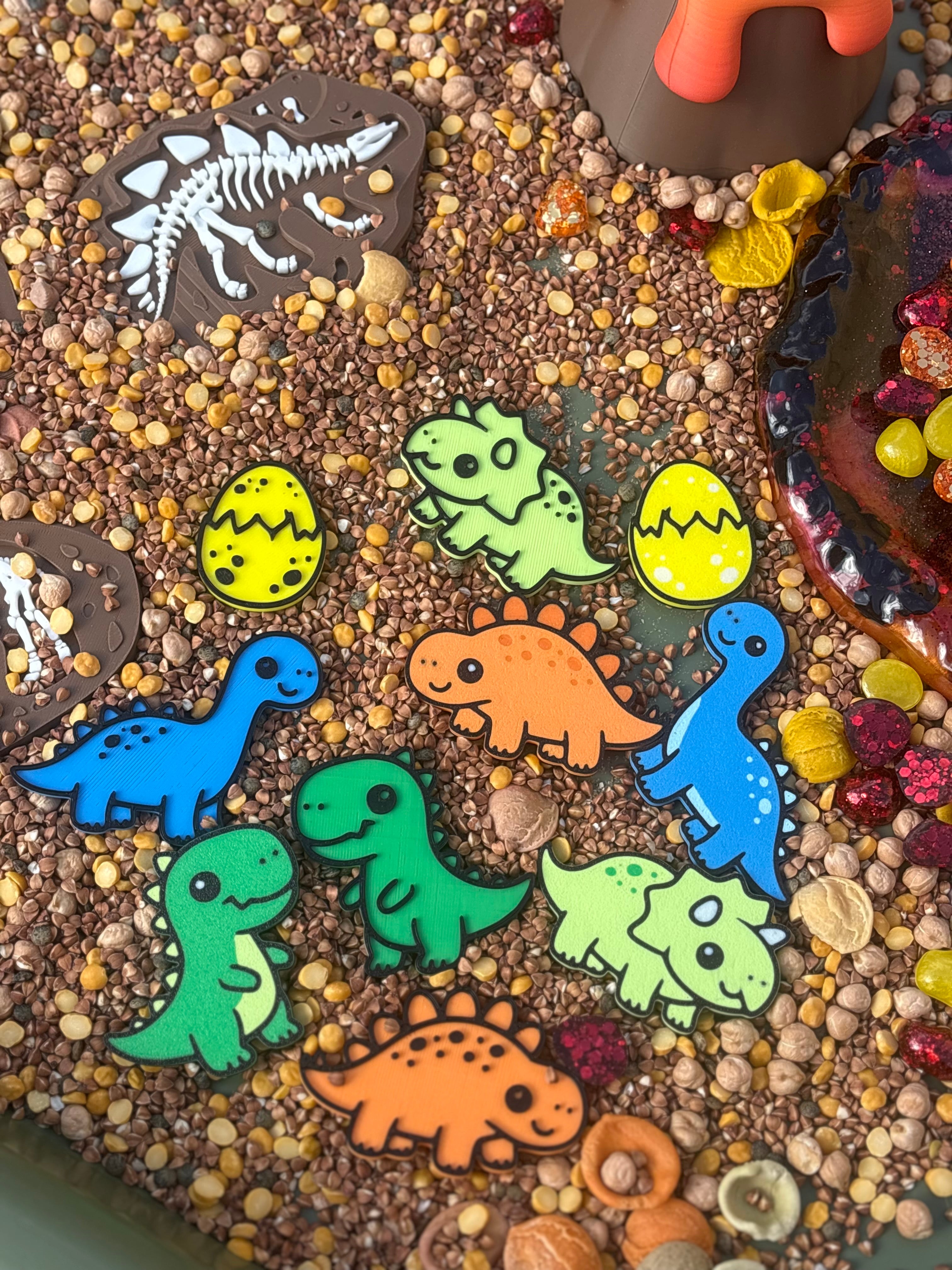 Dinosaur counters/stampers