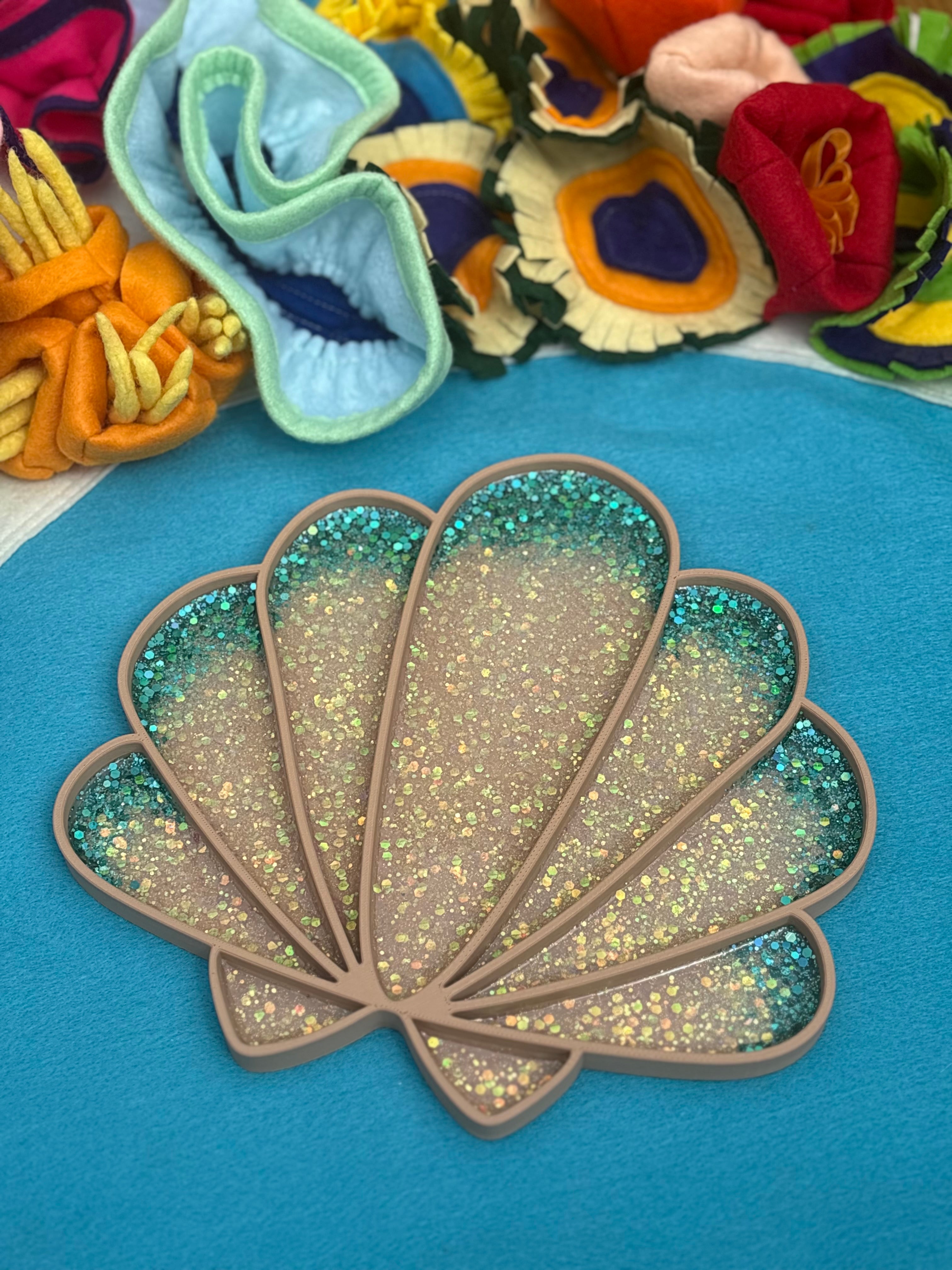 Shell tray (resin coated)