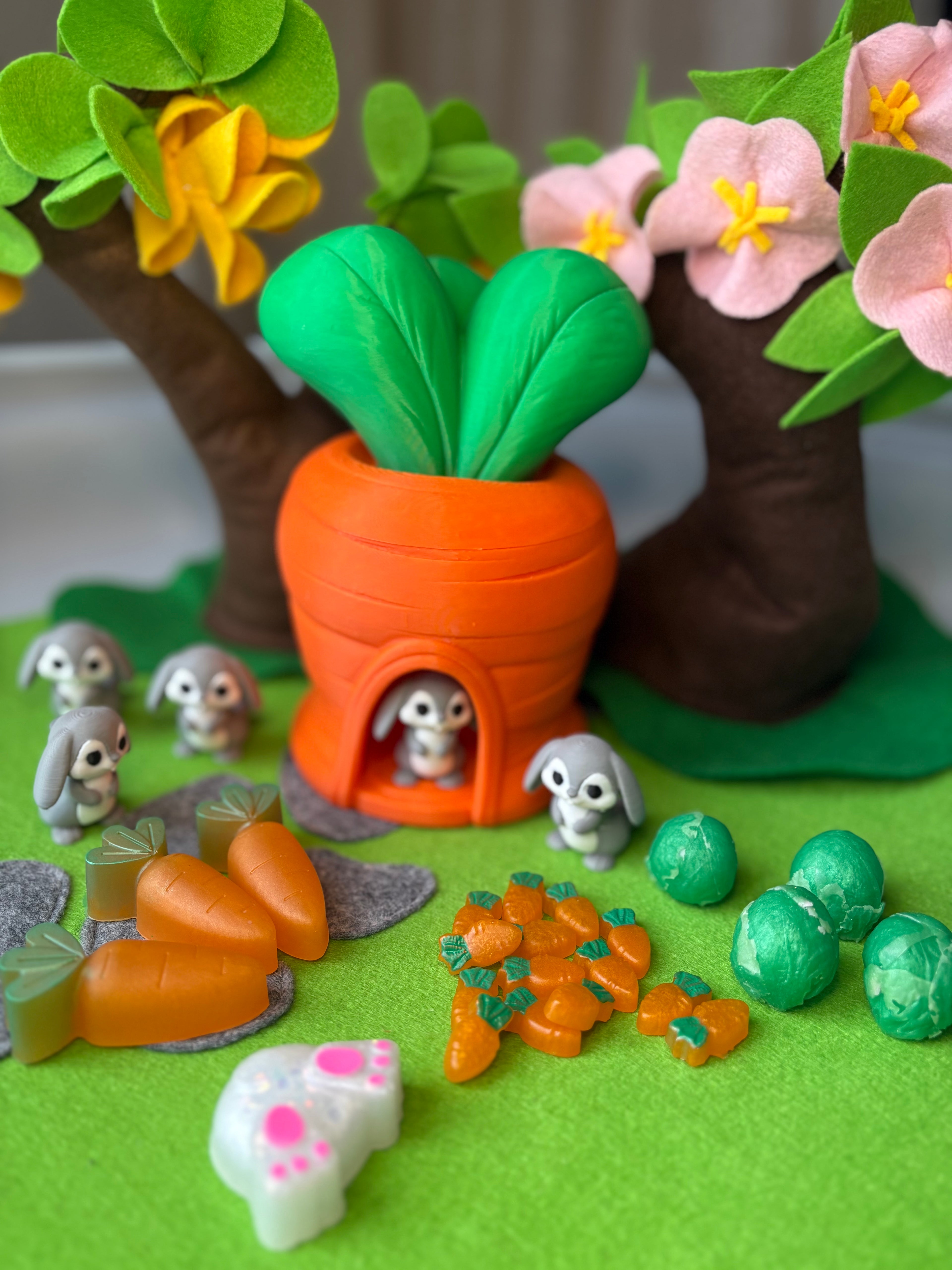 Bunny carrot house