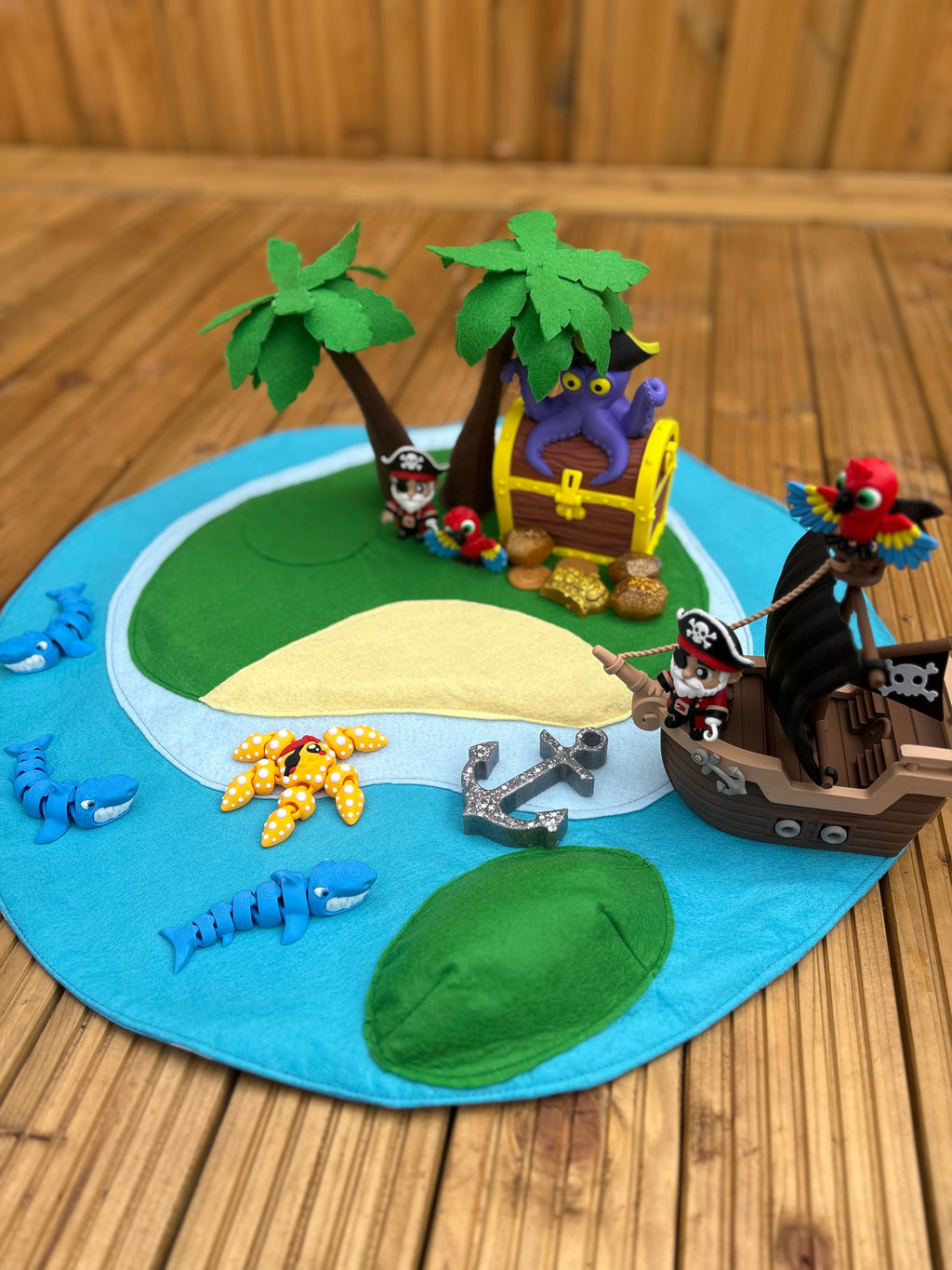 Deserted Island play mat