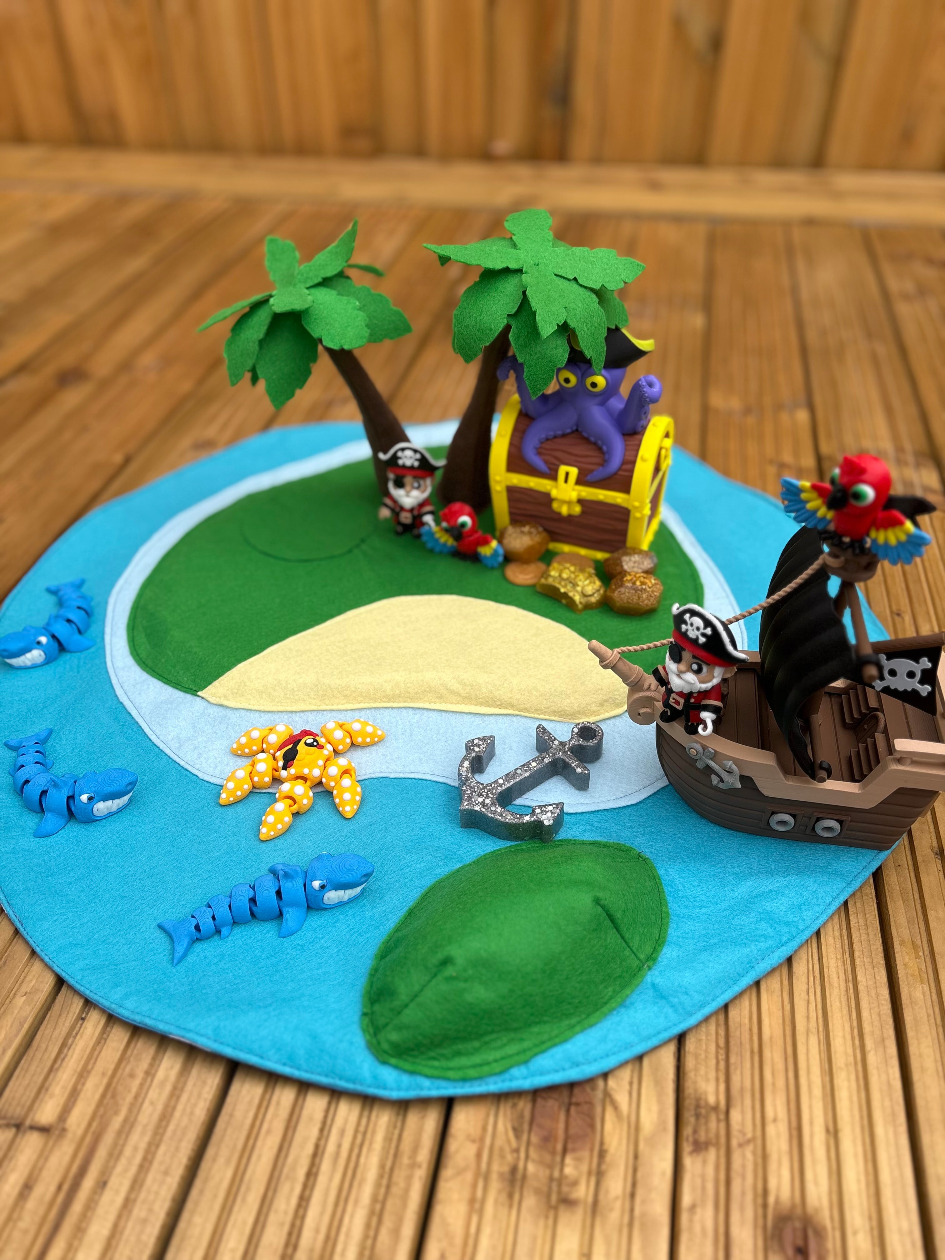 Deserted Island play mat