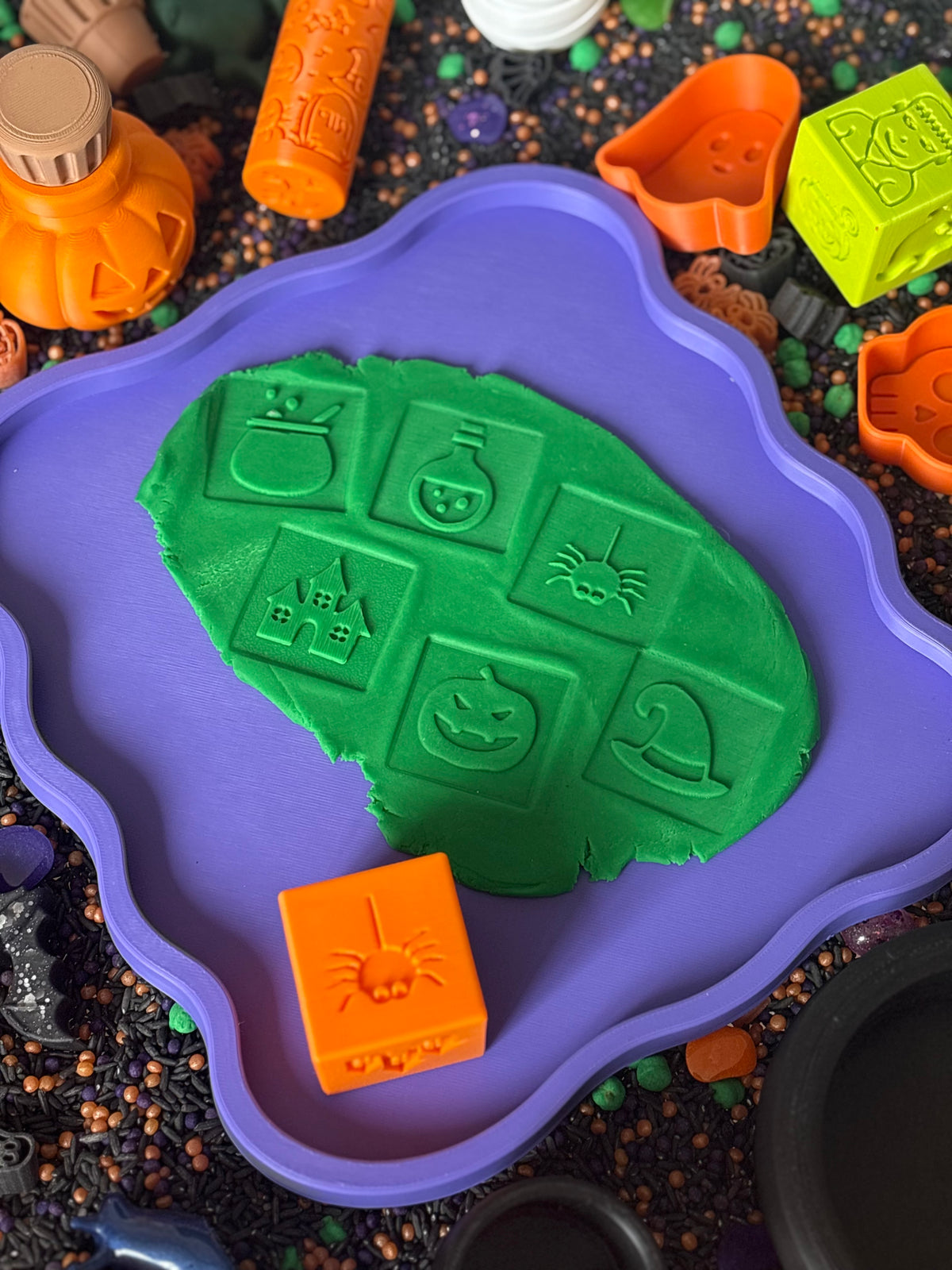 Halloween roller / stamp cubes