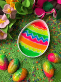 Easter egg and bunny trays