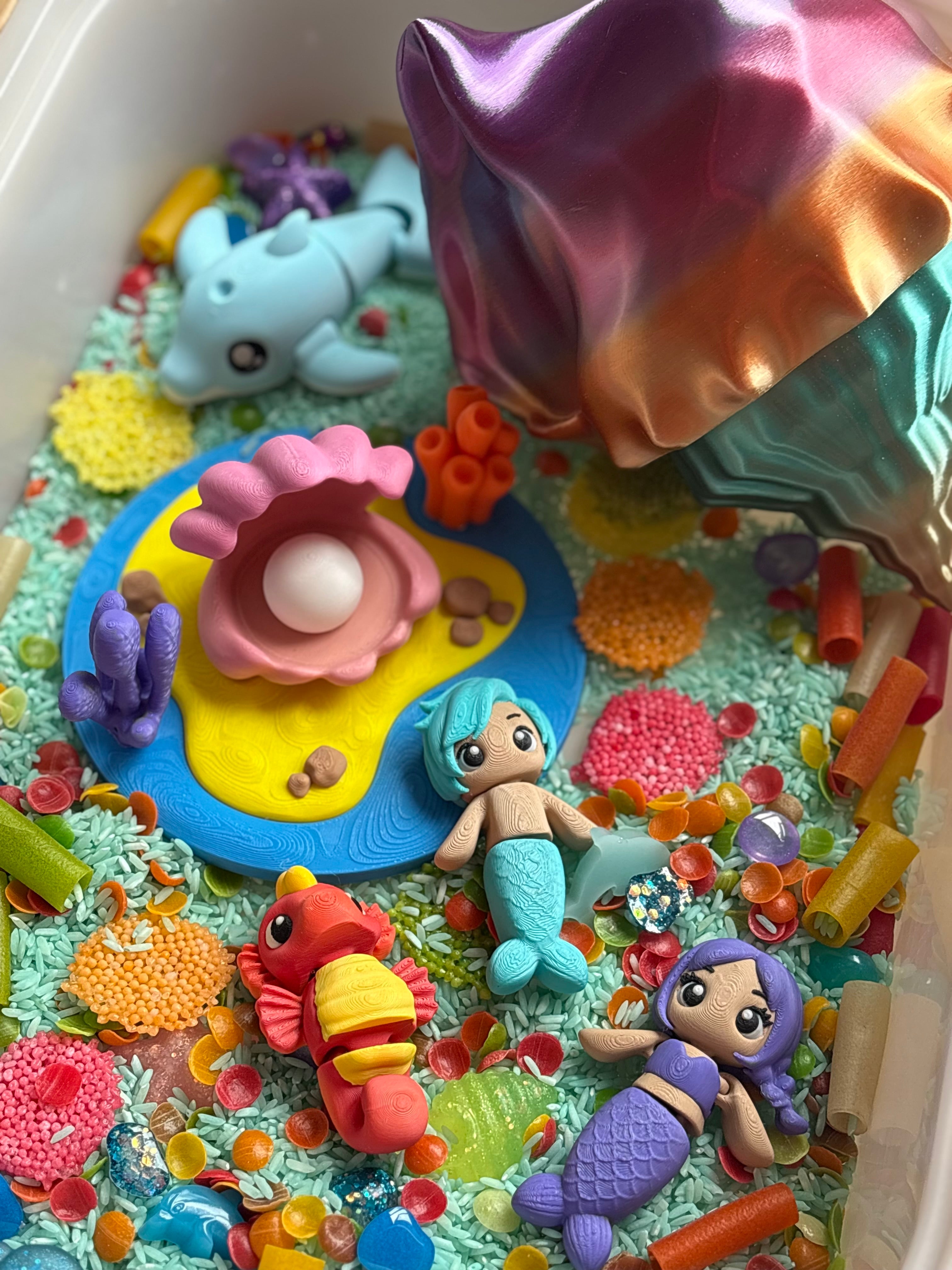 Mermaid Tip & Play Box