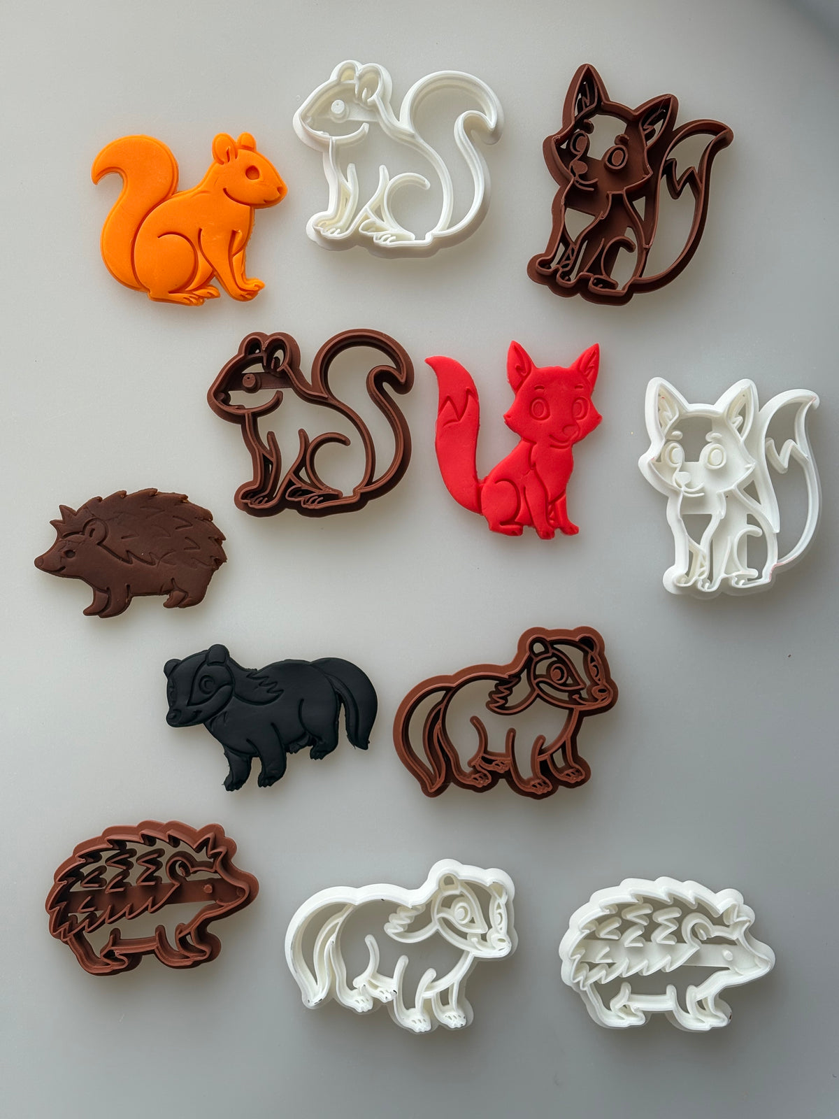 Woodland Animal cutters set