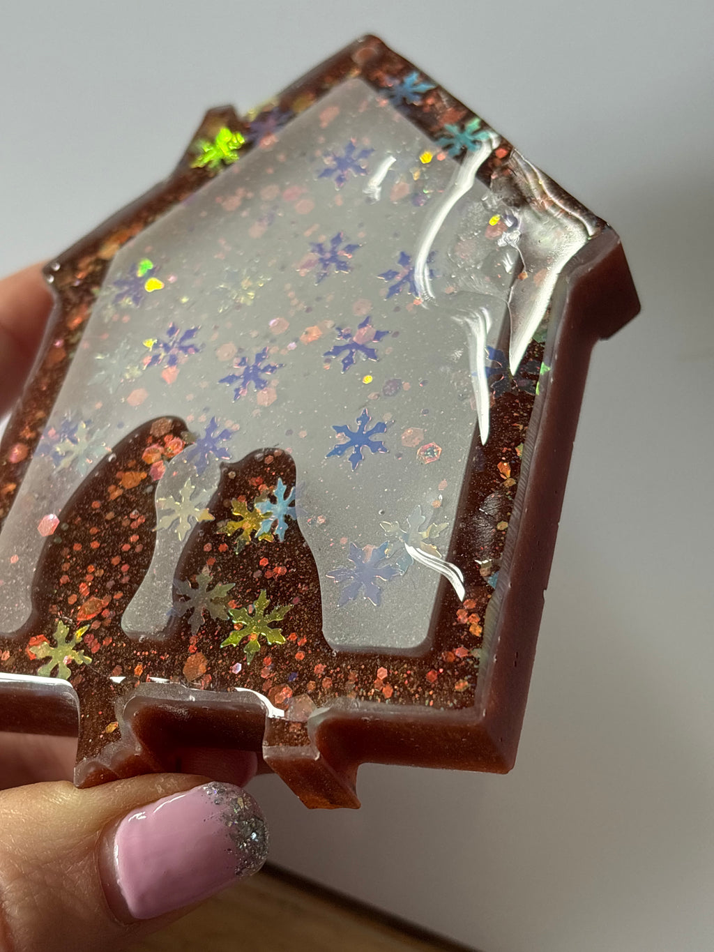 Seconds: resin bird ornament