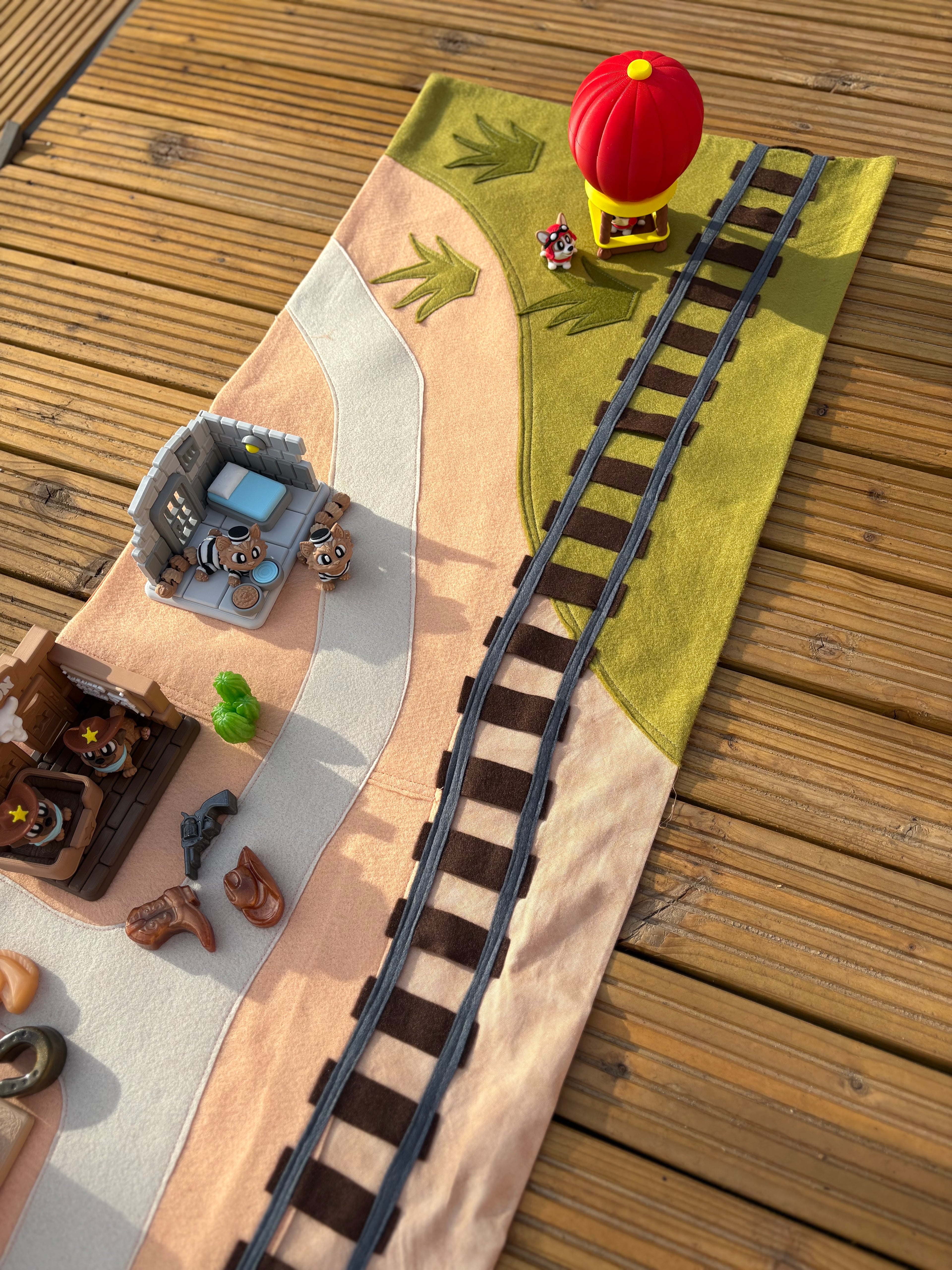 Wild West Themed Small World Mat